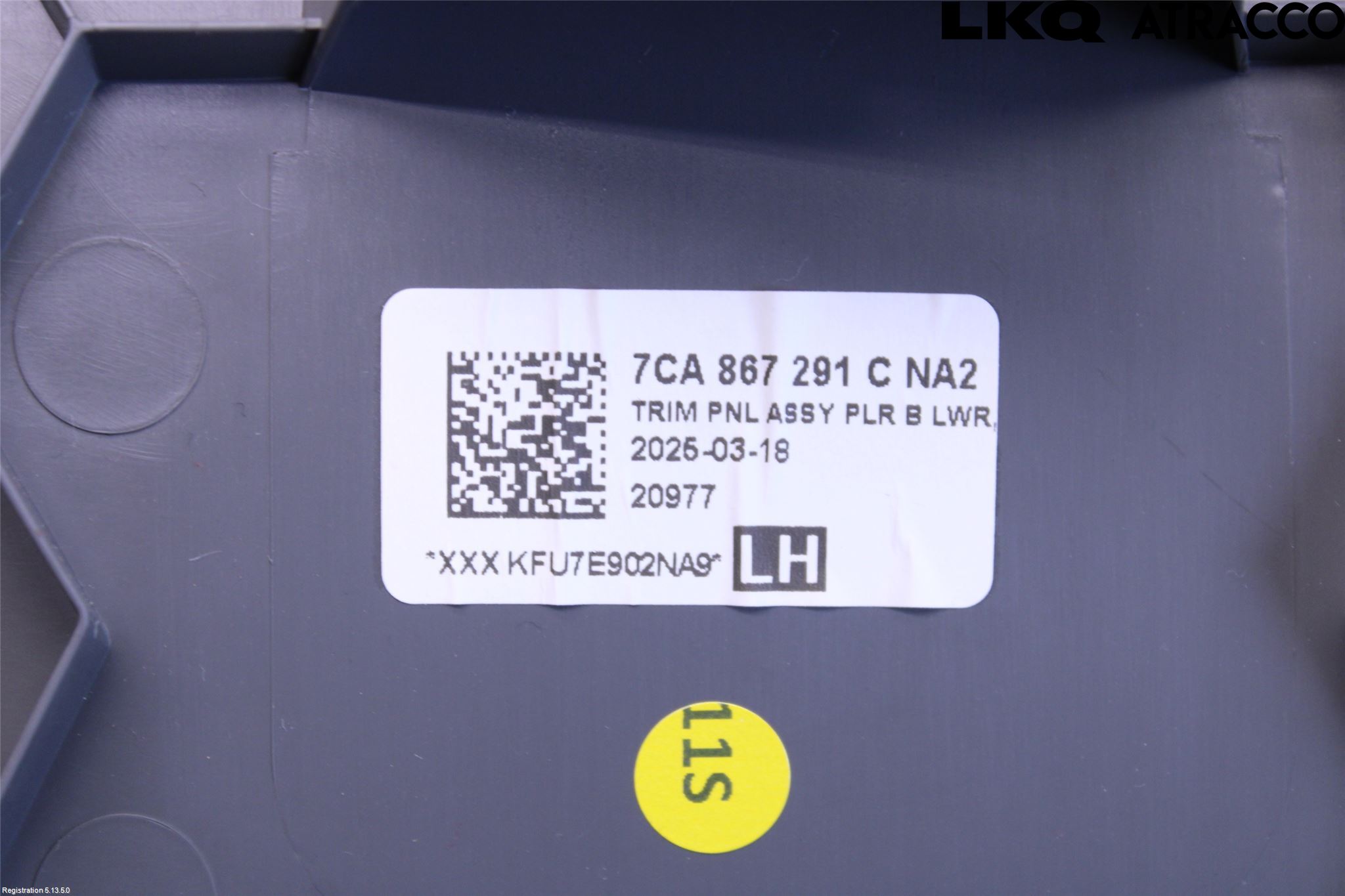 Volkswagen VW CRAFTER II / E-CRAFTER 17- Inr Plastd A-B-C Stolpe