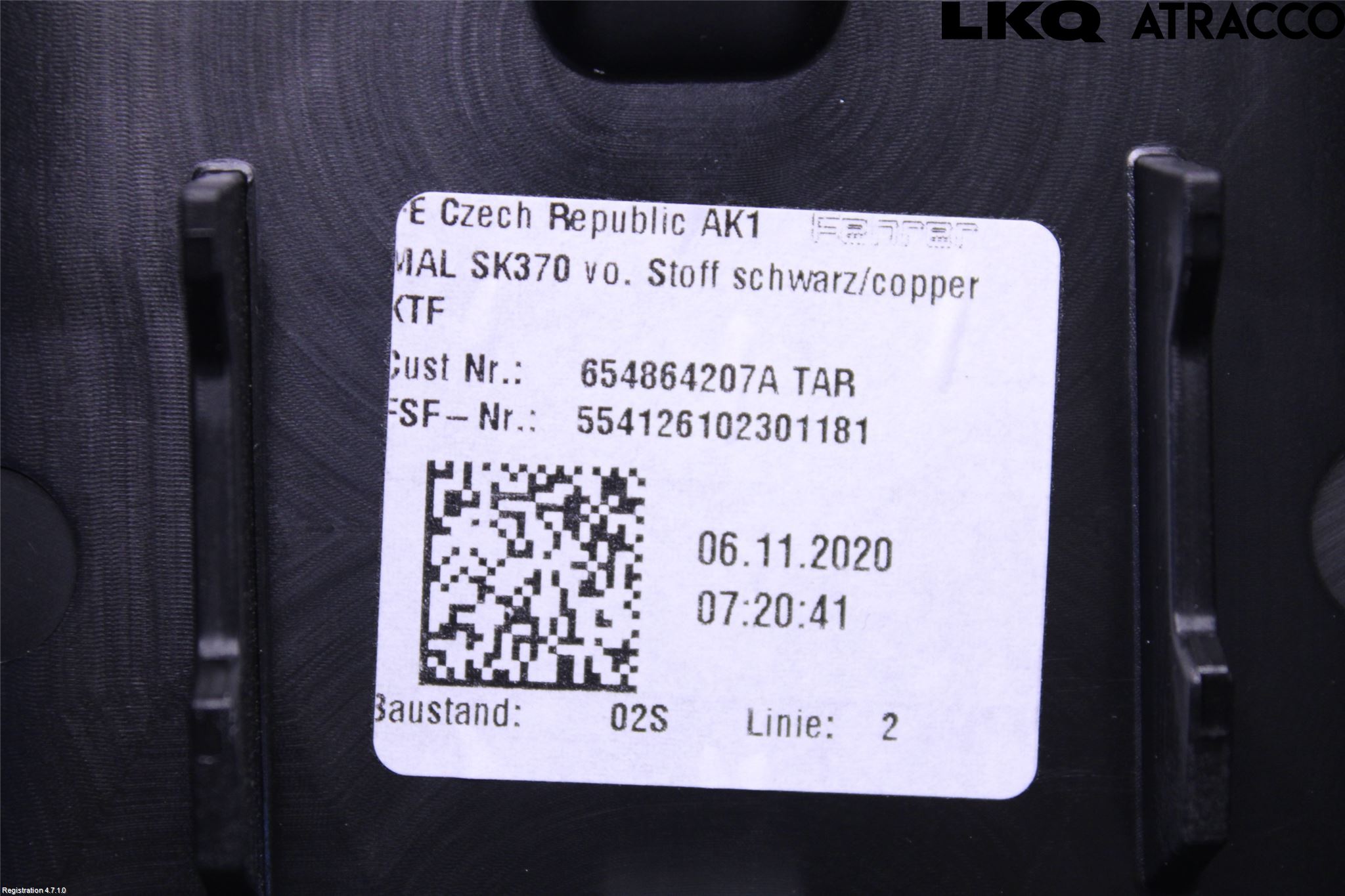 Skoda SCALA 19- Inredning Armstöd