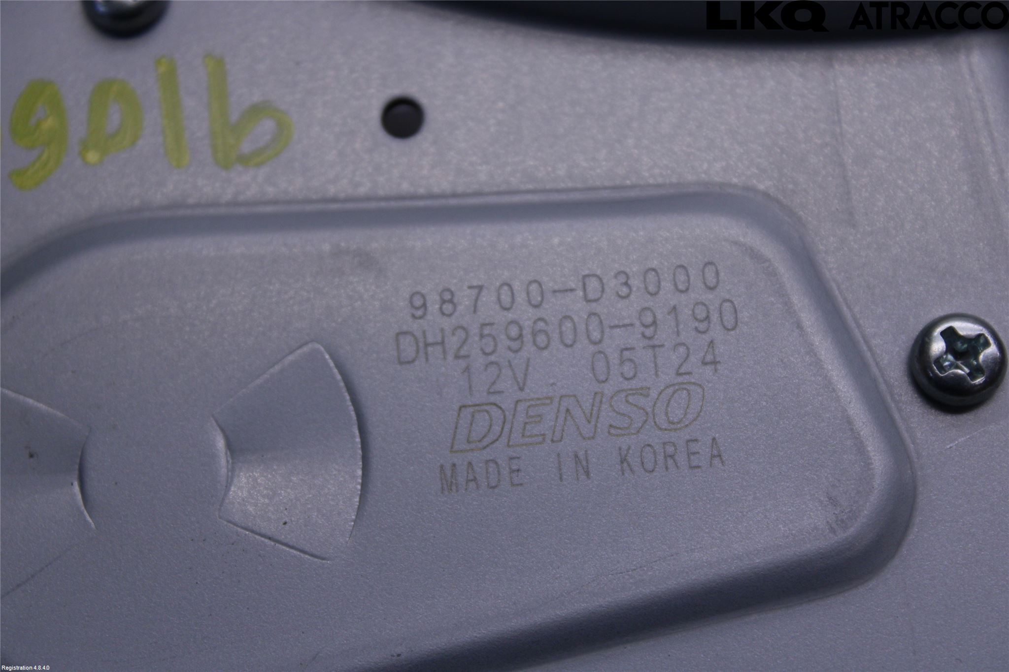 Hyundai TUCSON 05- Torkarmotor Baklucka