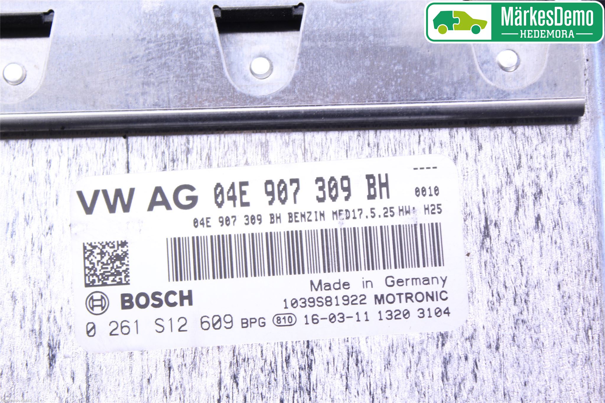 Volkswagen VW GOLF / E-GOLF VII 13-20 Styrenhet Insprut Bensin