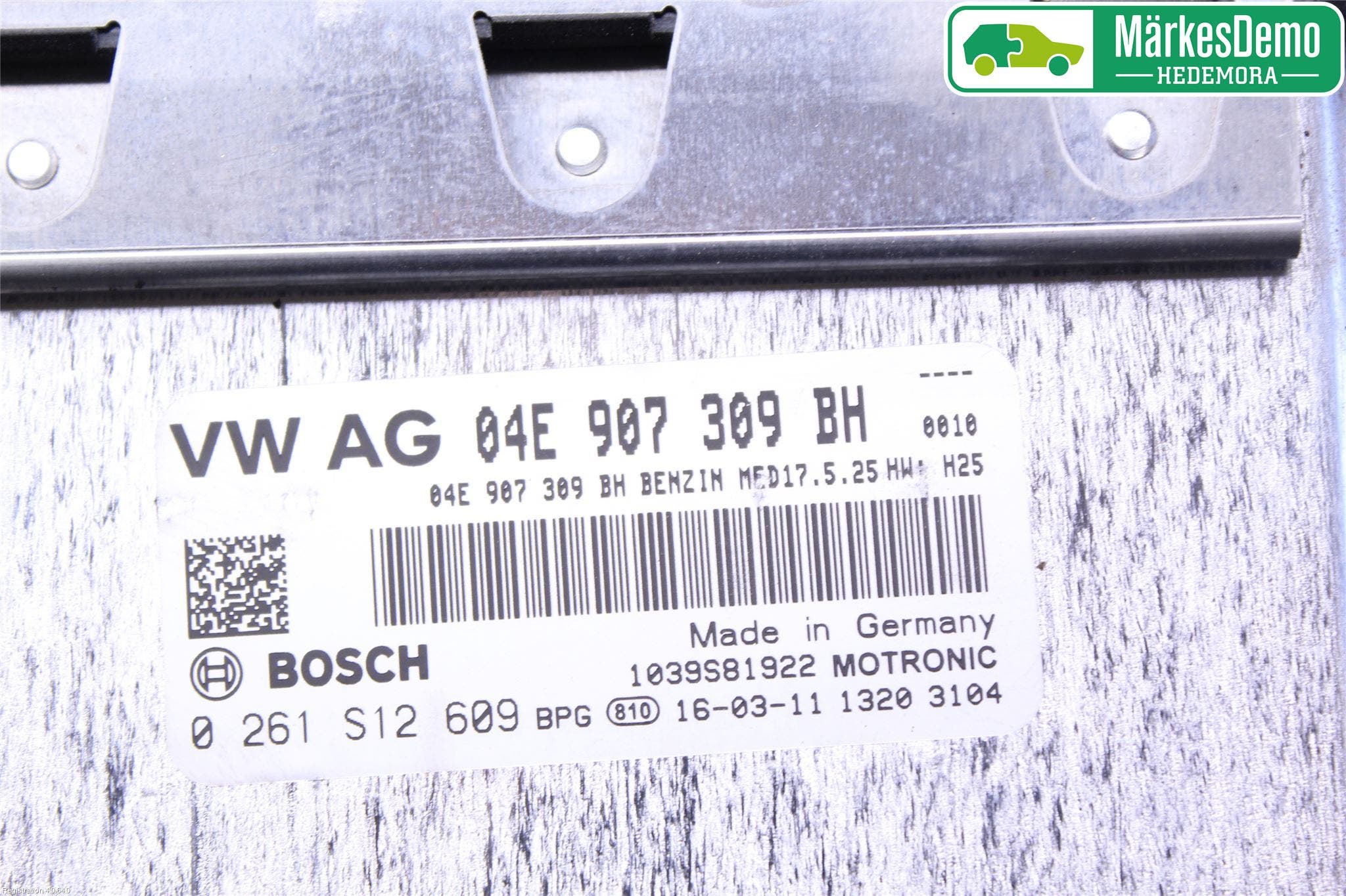 Volkswagen VW GOLF / E-GOLF VII 13-20 Styrenhet Insprut Bensin