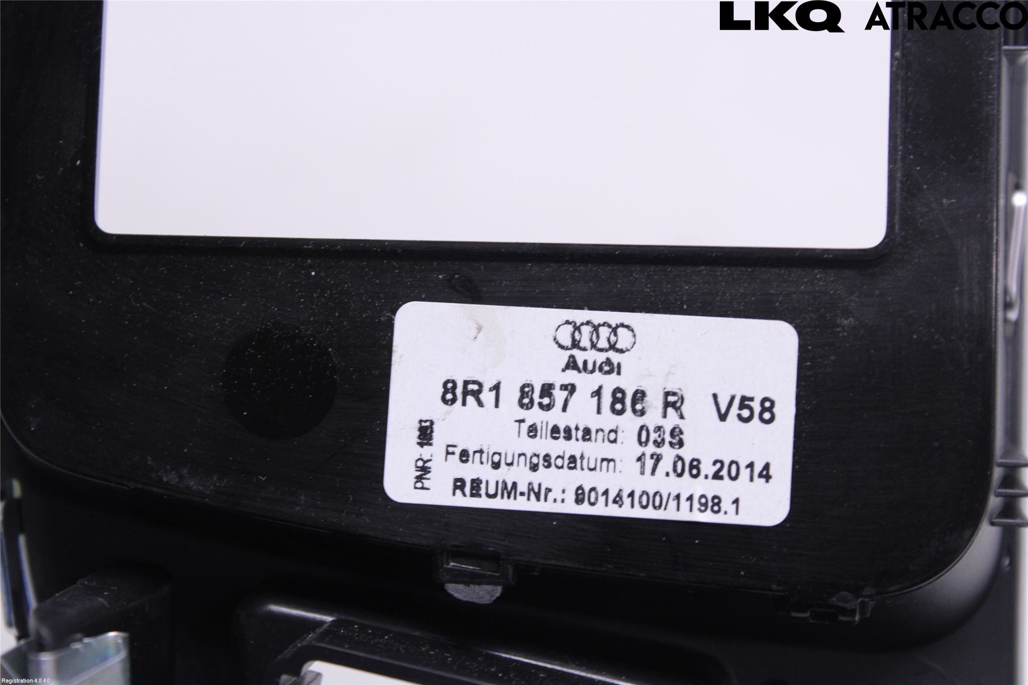 Audi Q5 09-16 Instrument-Radio Sarg