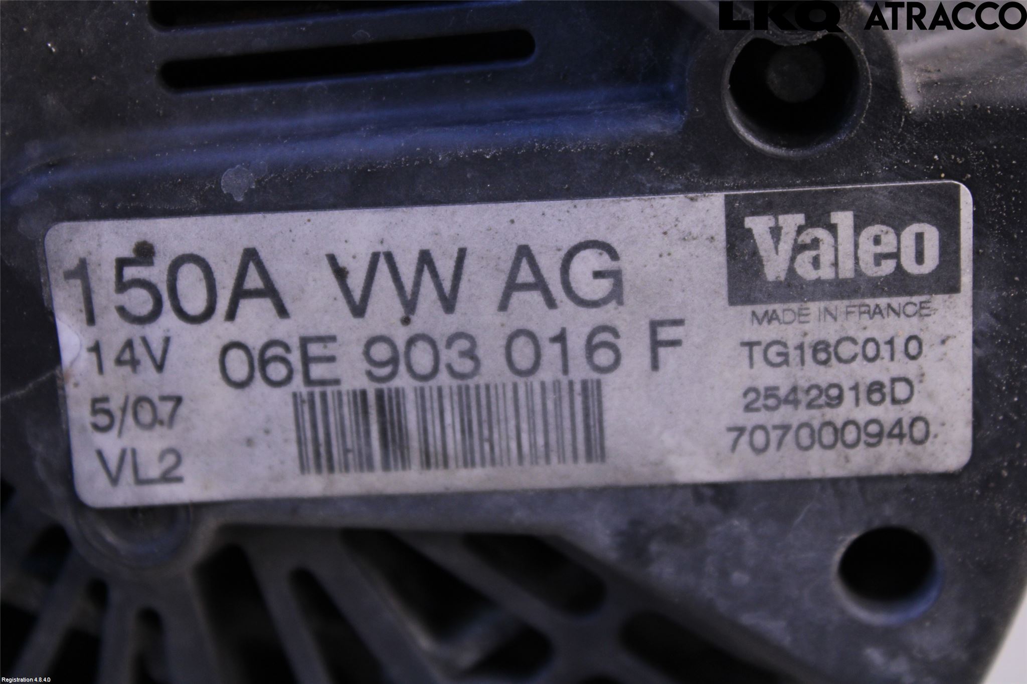 Audi A6/S6     05-11 Generator