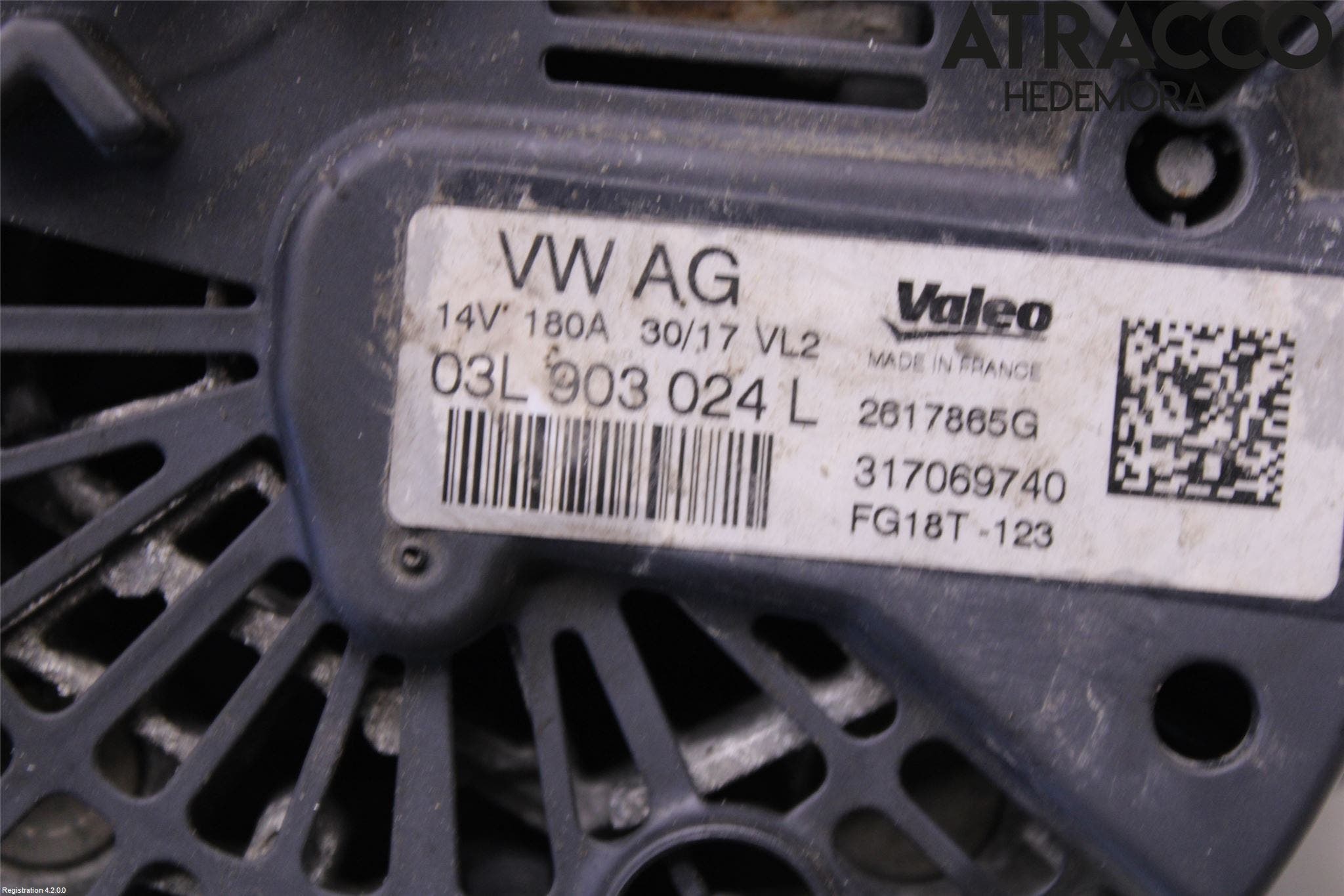 Volkswagen VW PASSAT 15-19 Generator