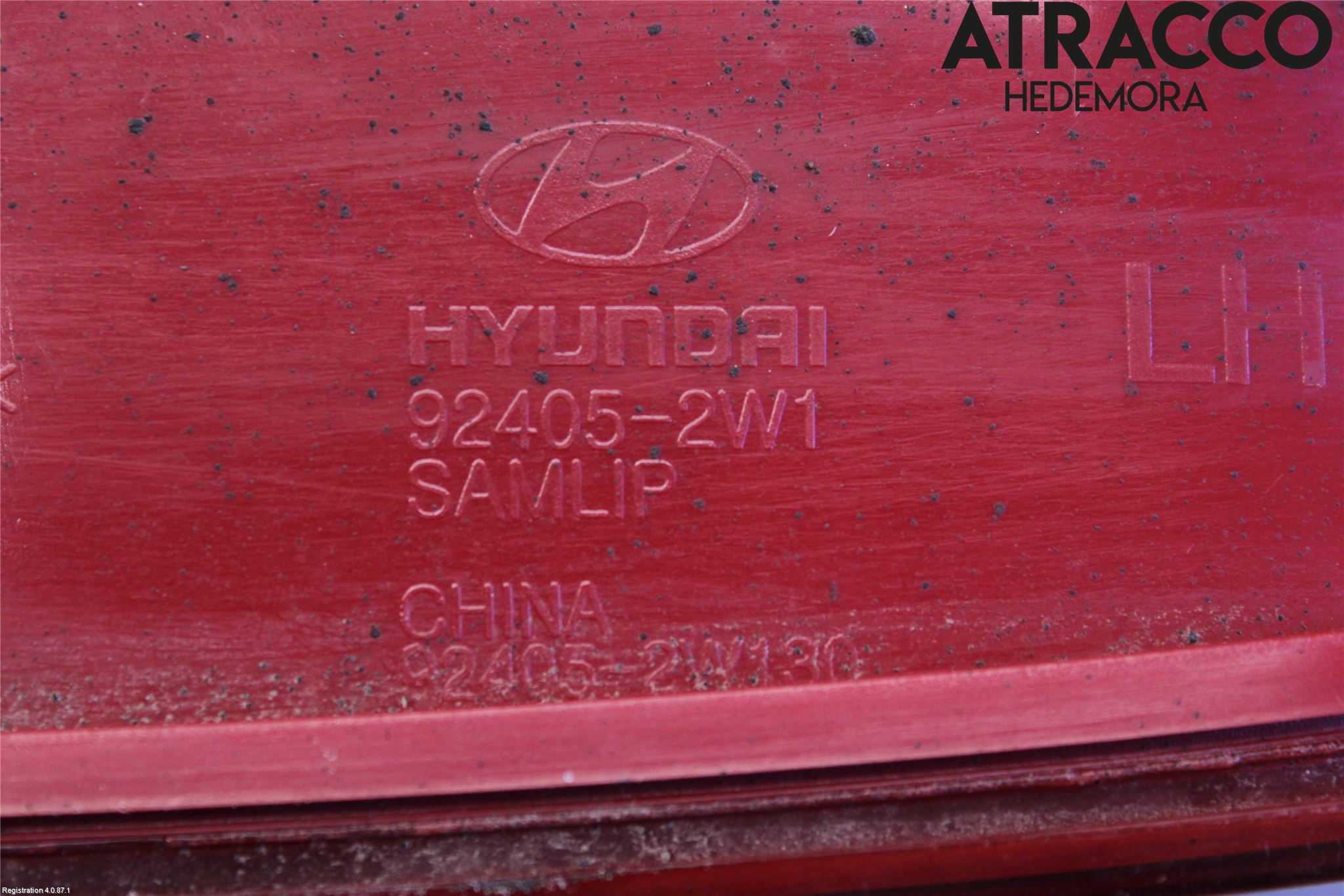 Hyundai SANTA FE 13-18 Bakljus Lucka Vä