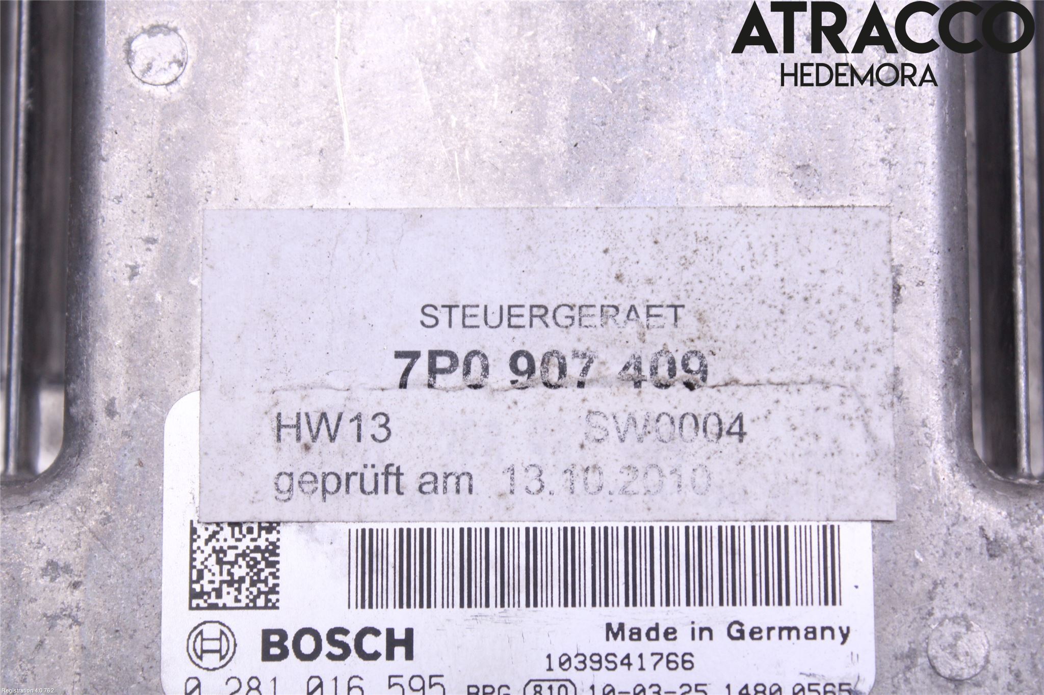 Volkswagen VW TOUAREG 7P 11-18 Styrenhet Insprut Bensin