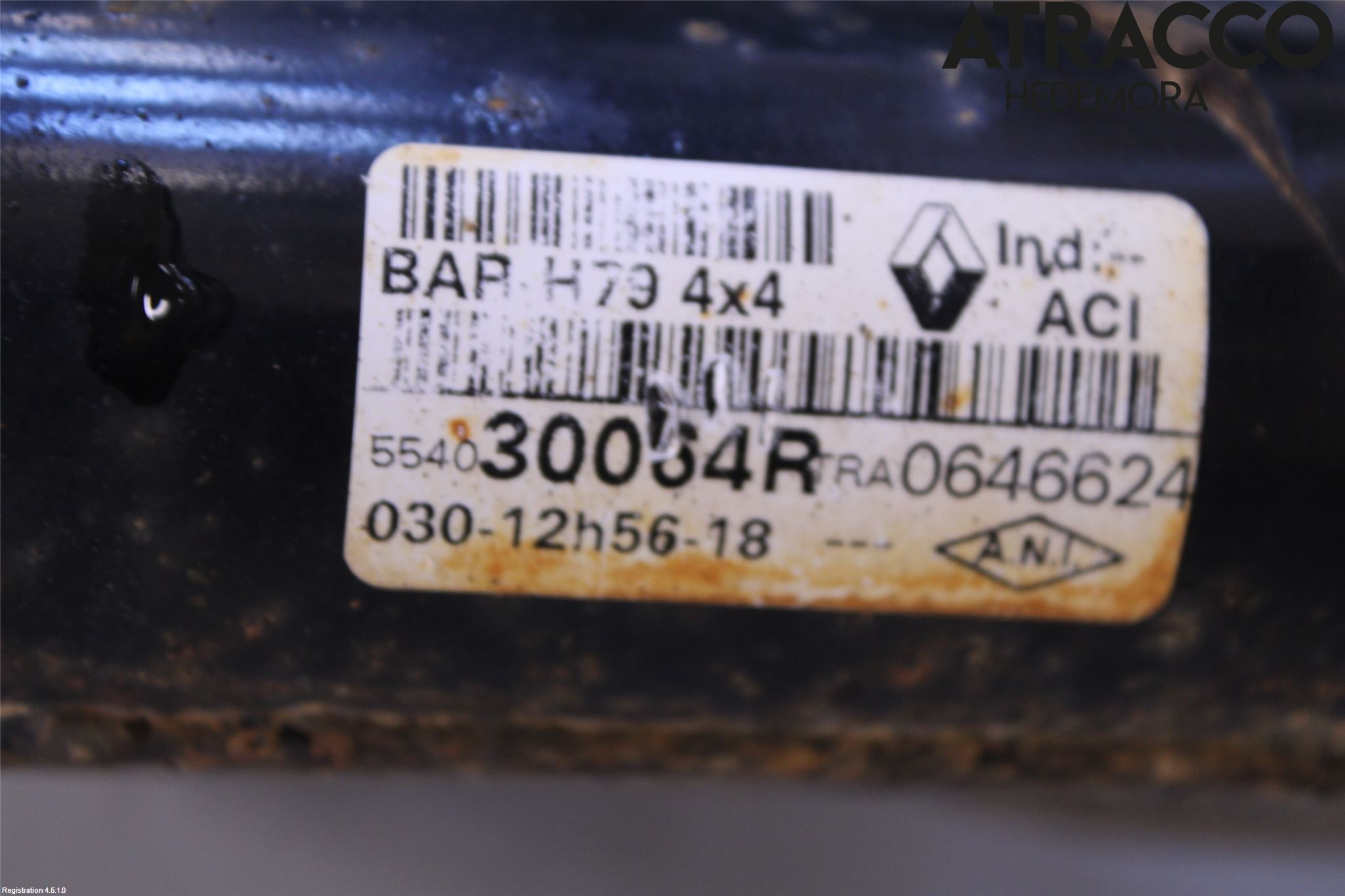 Dacia DUSTER 18-24 Bakaxelbalk