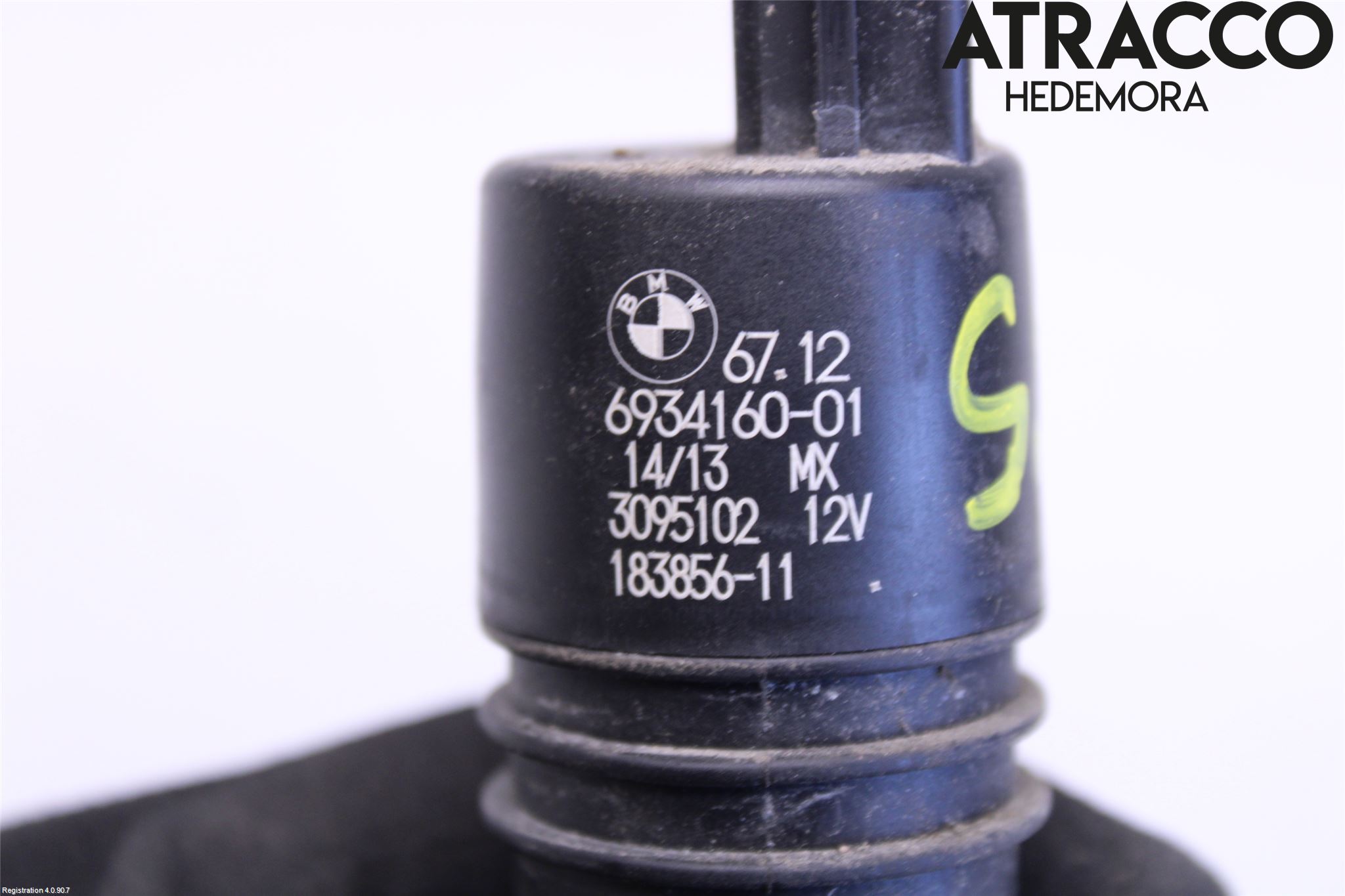 BMW X3 F25 10-17 Spolarpump Vindruta