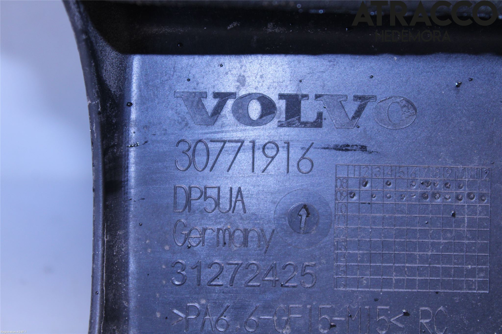 Volvo V70 08-13 Motorkåpa