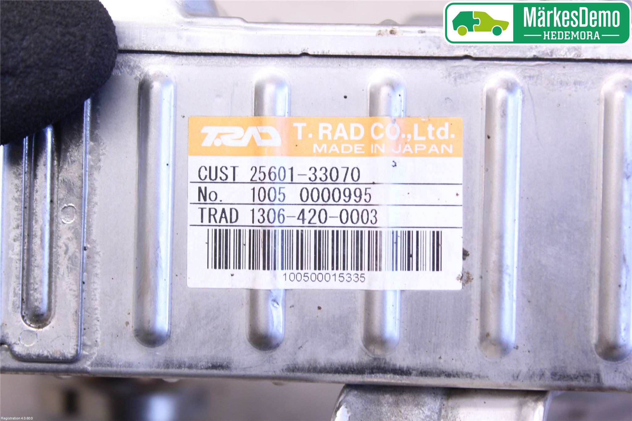 Toyota AURIS 10-12 Avgaskylare