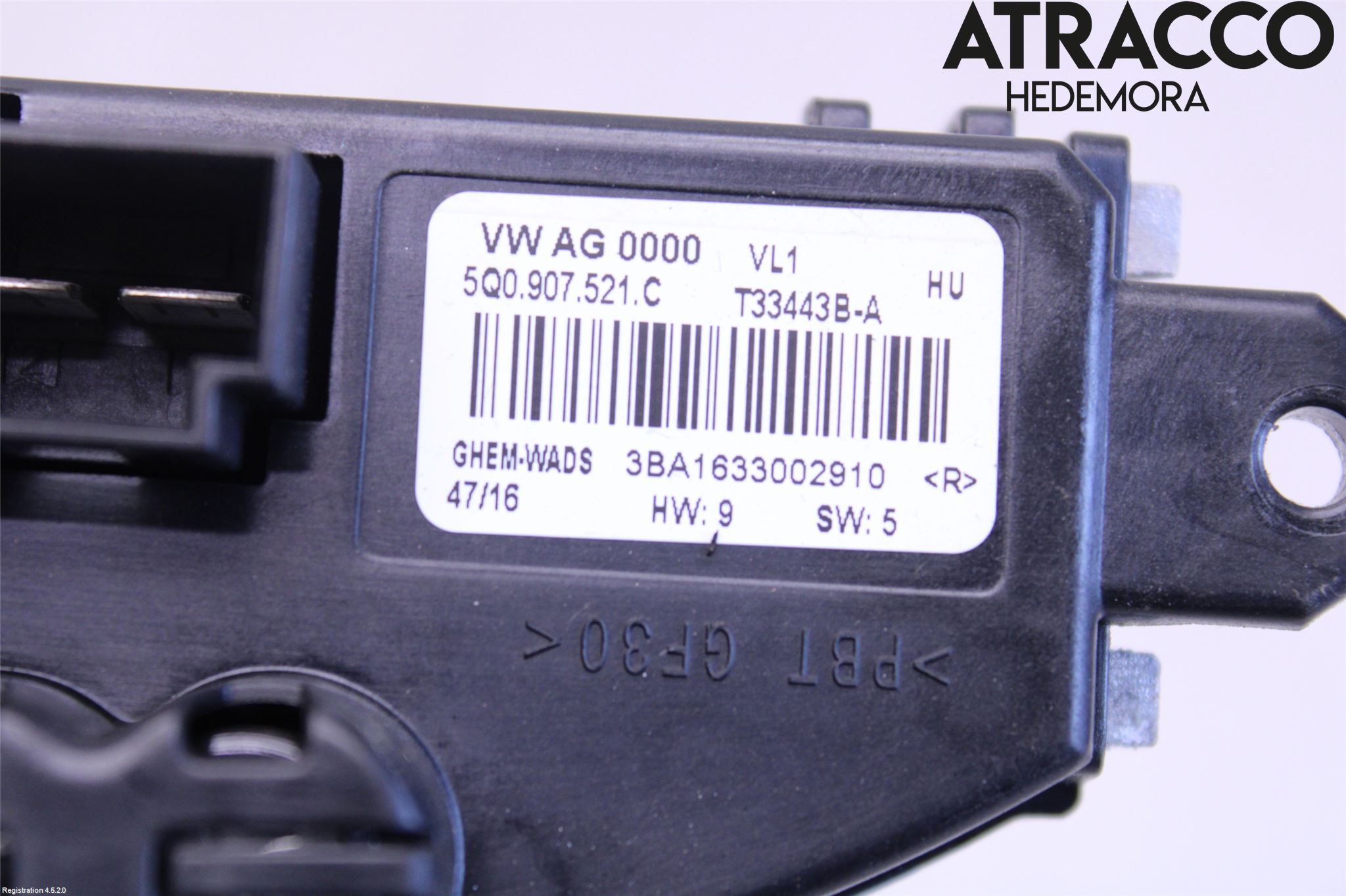 Volkswagen VW GOLF / E-GOLF VII 13-20 Värmefläktsmotstånd