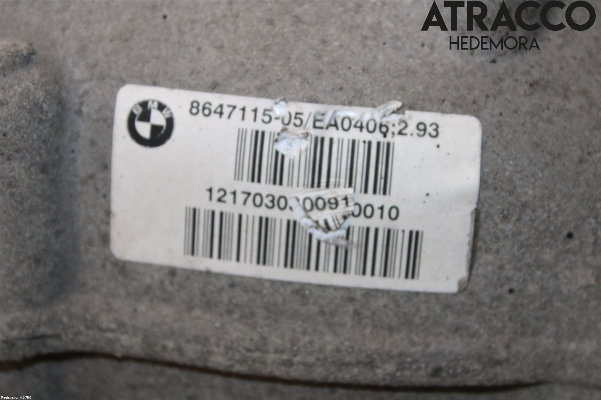 BMW 5 G30/G31/F90 17-23 Bakväxel-Diff