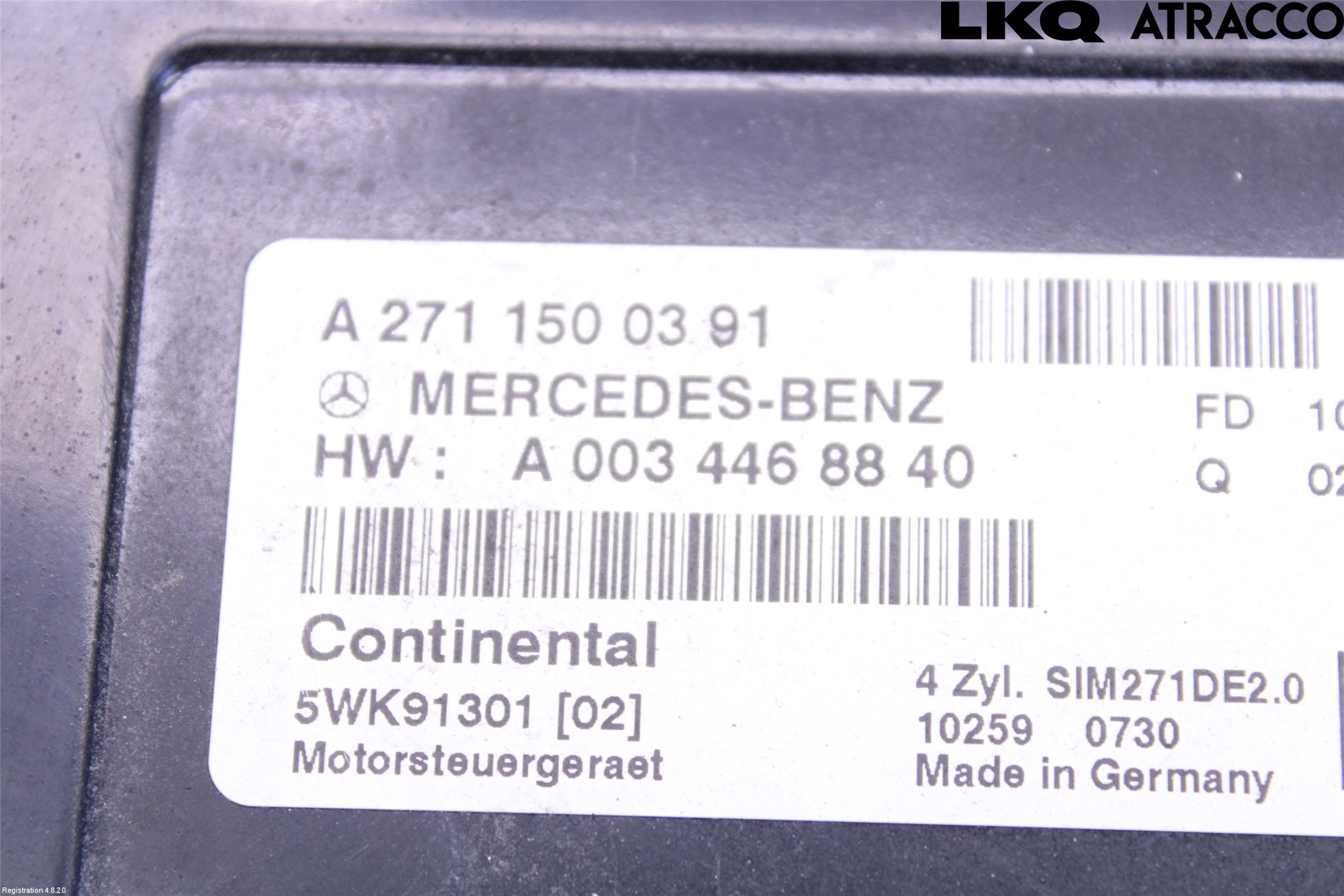 Mercedes-Benz MB C-KLASS (W204) 07-15 Styrenhet Insprut Bensin