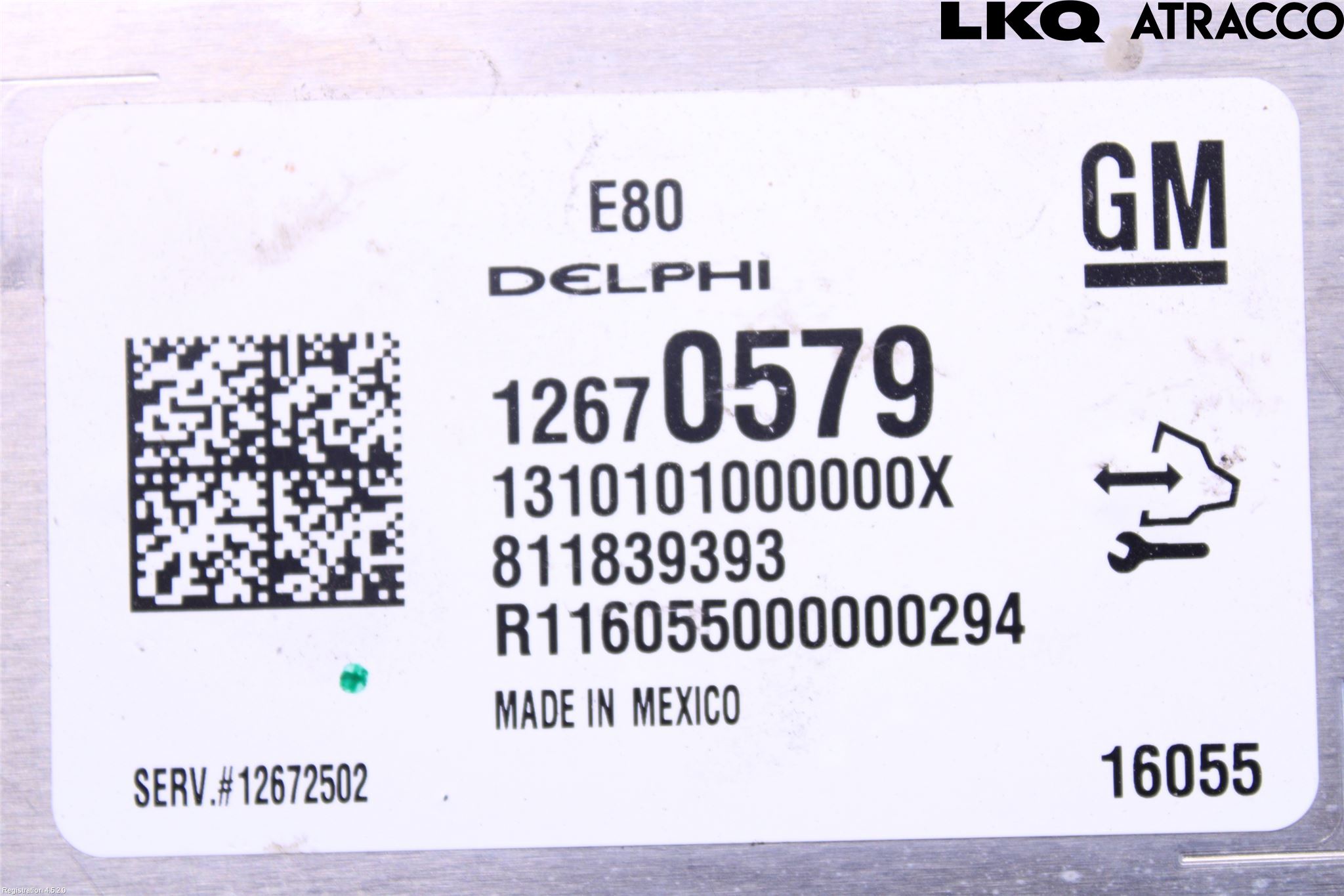 Opel ASTRA K 16-22 Styrenhet Insprut Bensin