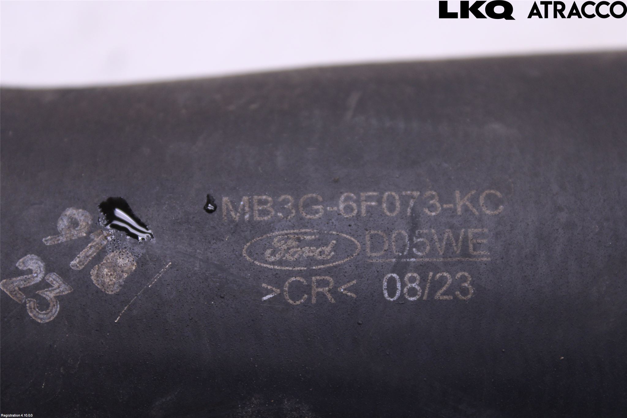 Ford RANGER RAPTOR 24- Laddluft-Intercoolerrör