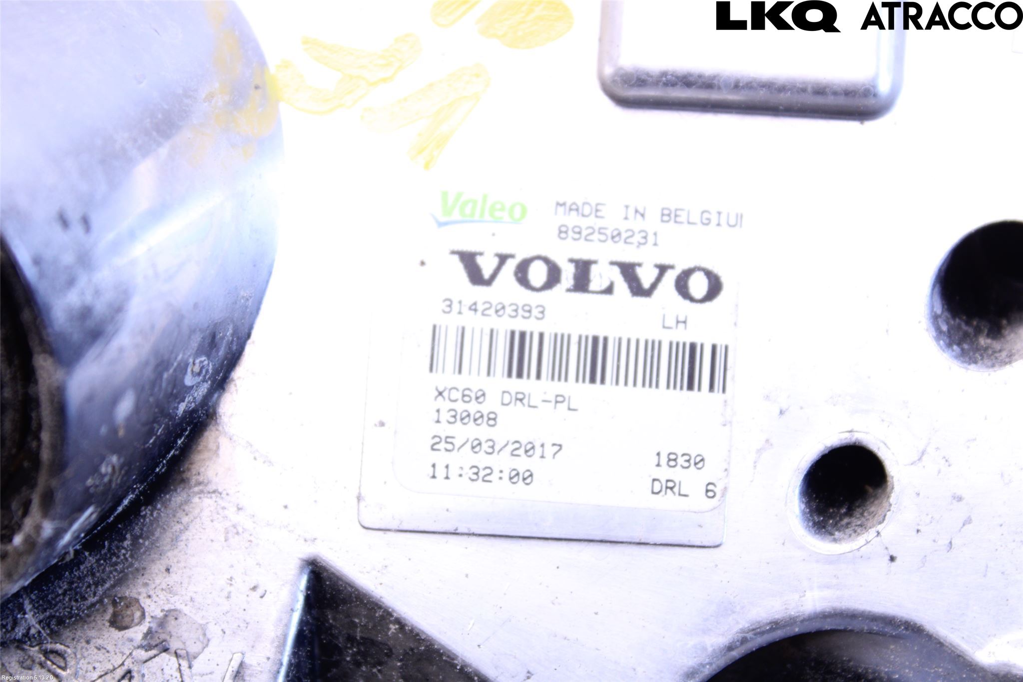 Volvo XC60 14-17 Positionsljus Fram Vä