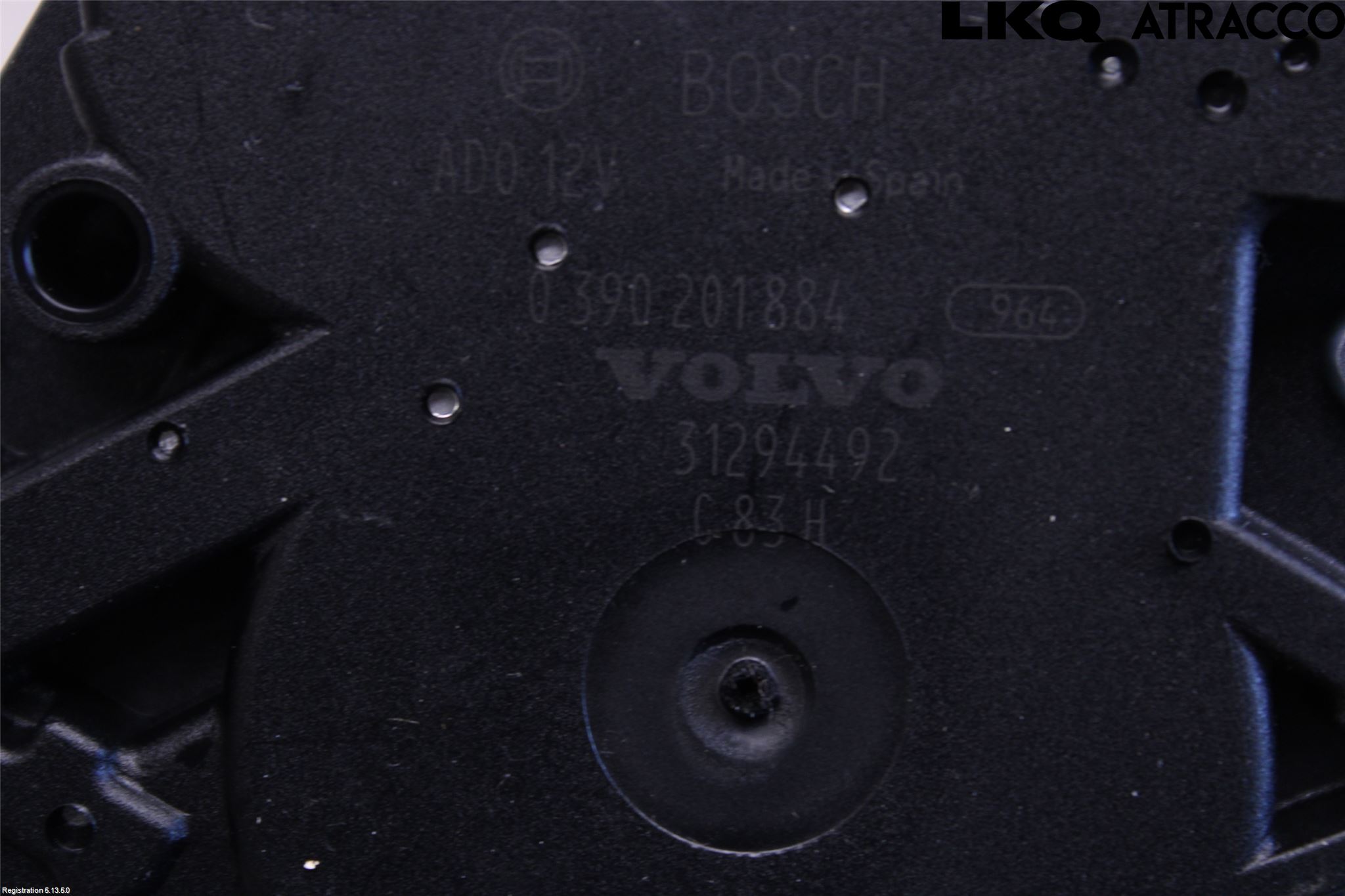 Volvo V60 14-18 Torkarmotor Baklucka