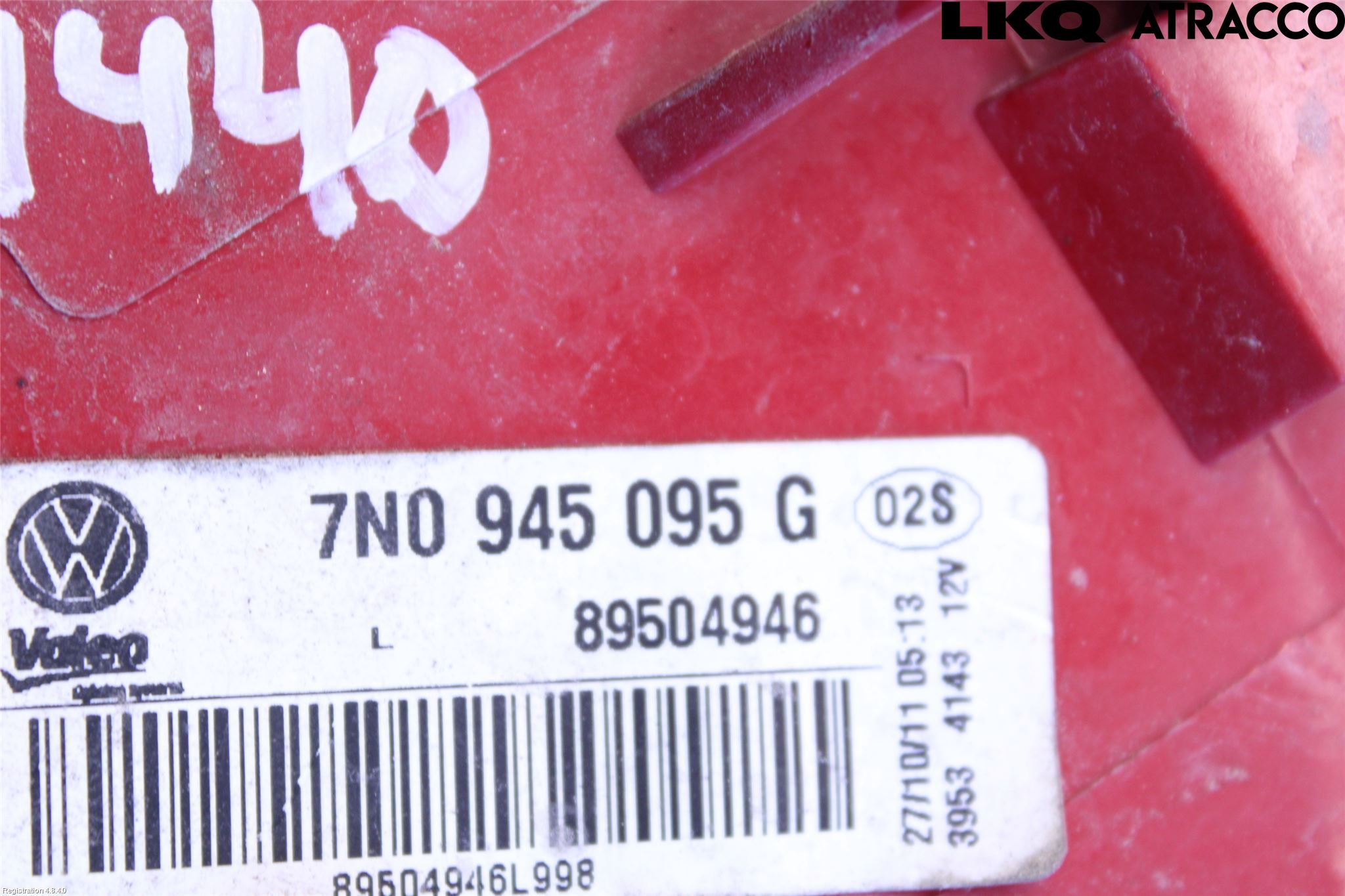 Volkswagen VW SHARAN 11- Bakljus Vänster