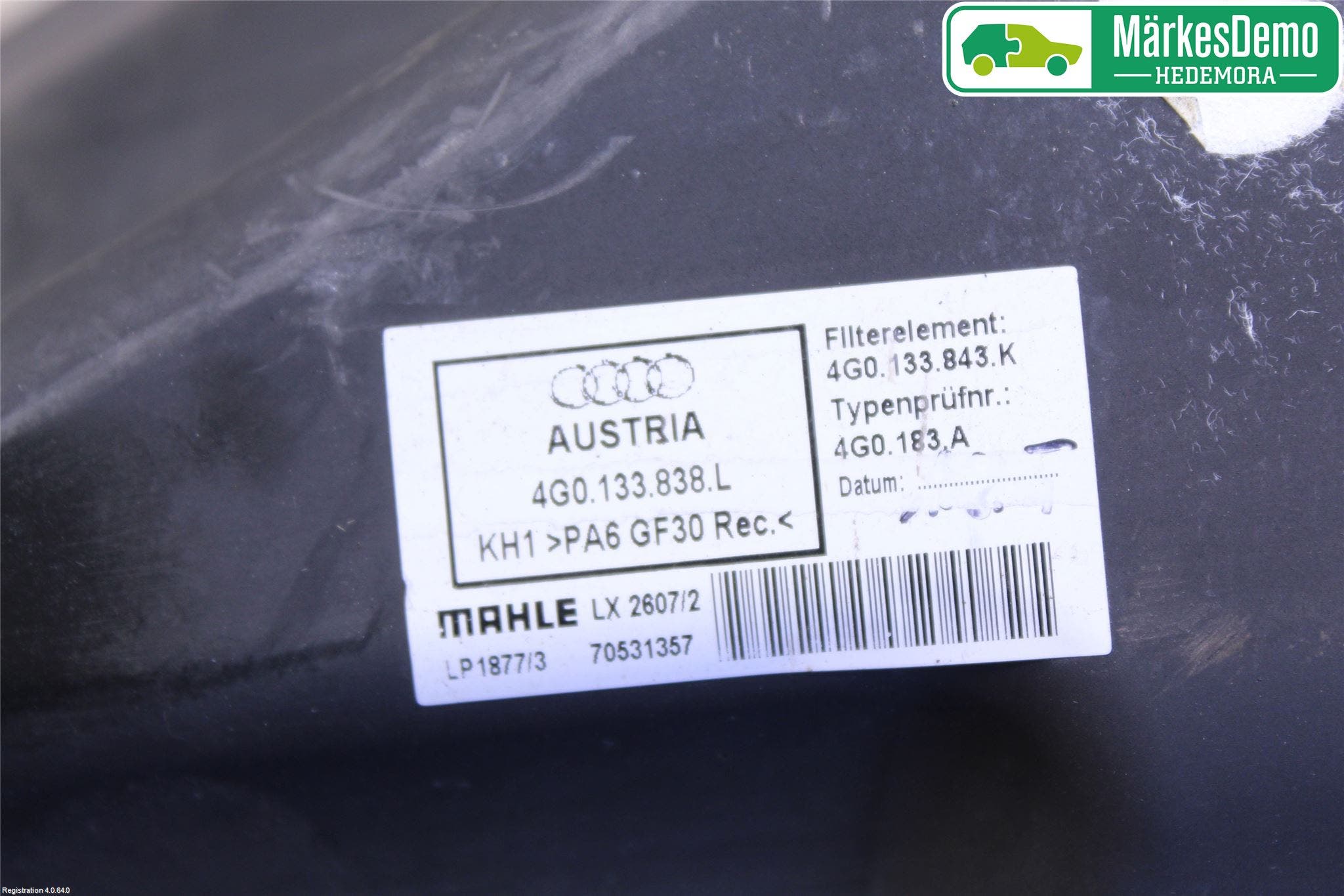 Audi A6/S6 4G 11-18 Luftrenare