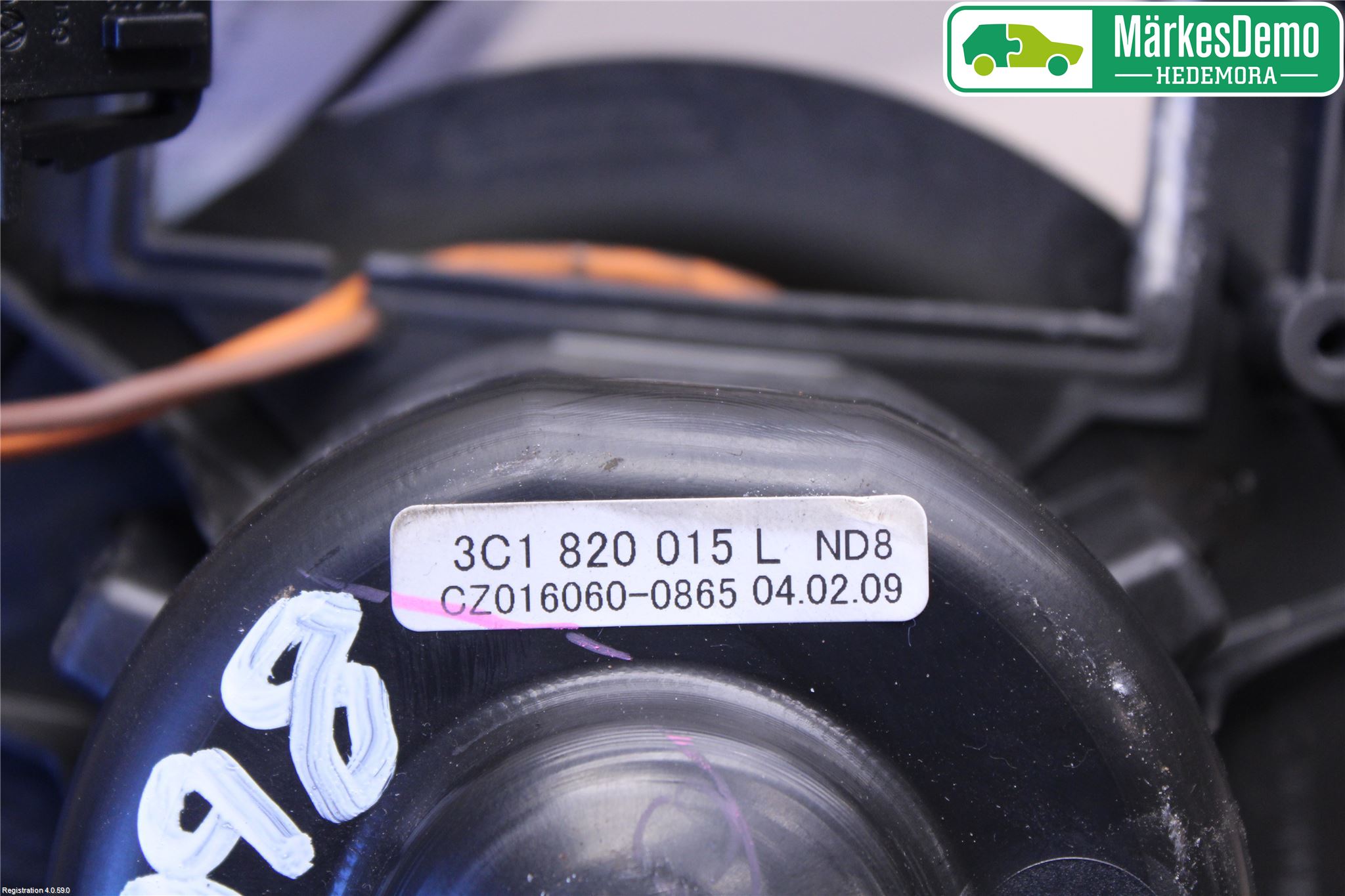 Volkswagen VW GOLF PLUS/CROSS GOLF 04-14 Ac Värmefläkt