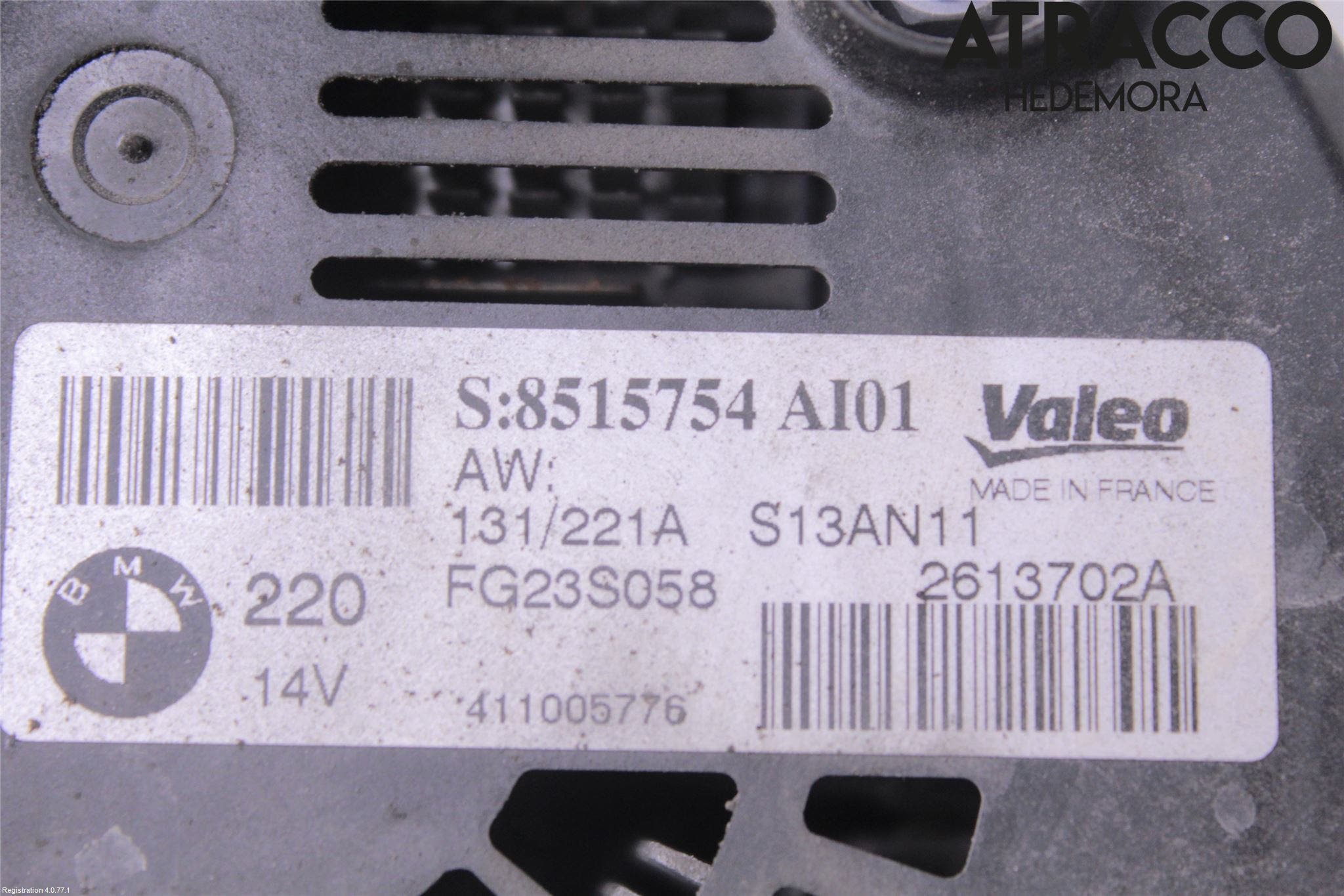 BMW 5 F10/F11/F18 09-17 Generator