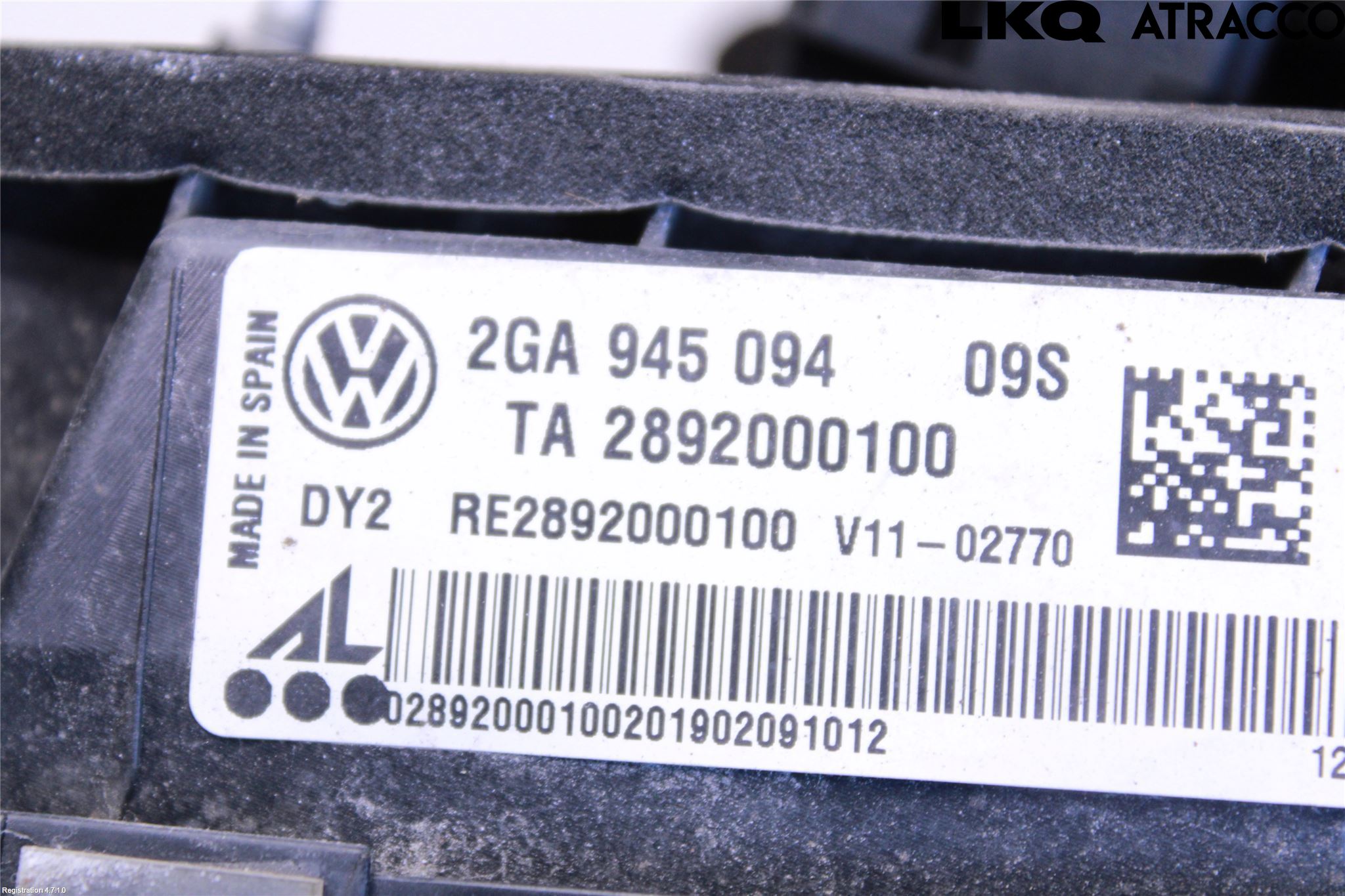 Volkswagen VW T-ROC 18- Bakljus Lucka Hö