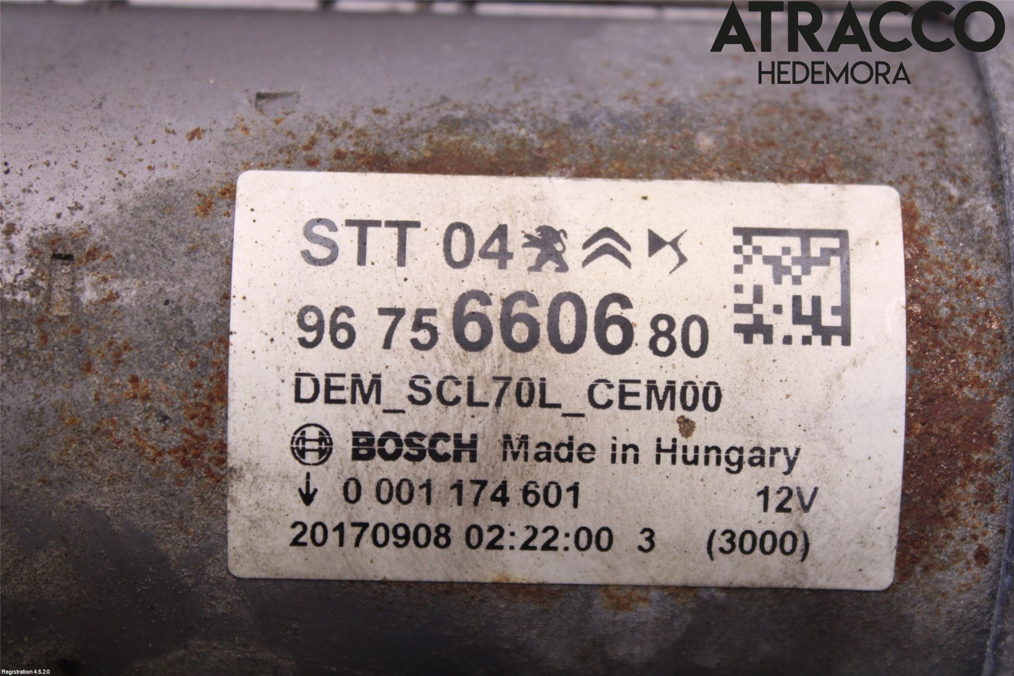 Citroen BERLINGO 08-18 Startmotor Diesel