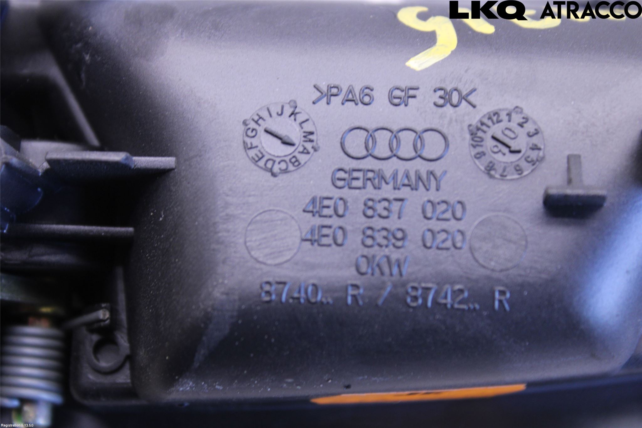 Audi A6/S6     05-11 Dörrhandtag Inre Hö