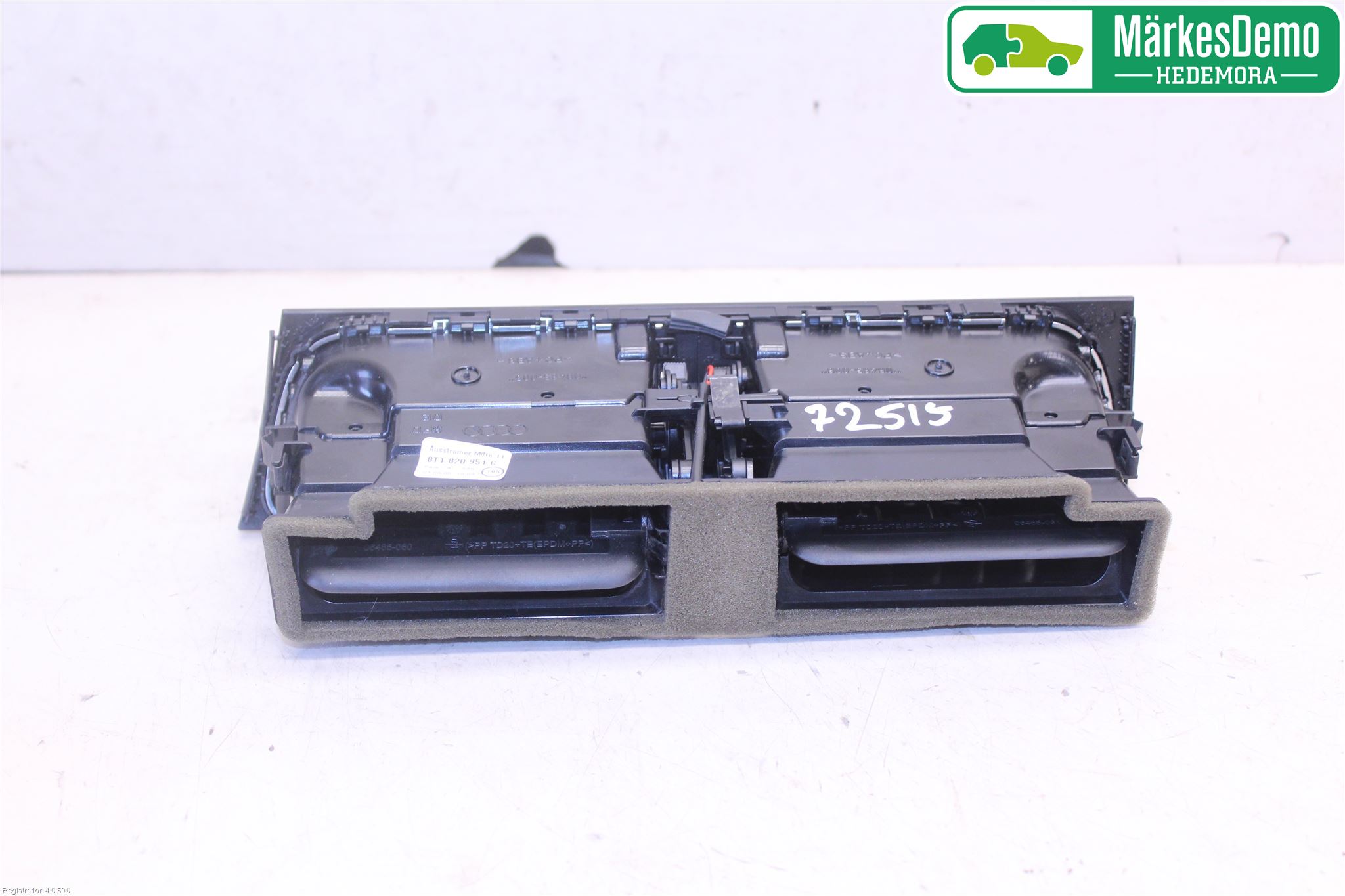 Audi A4/S4 08-11 Deflektor Plåt-Plast Kylning