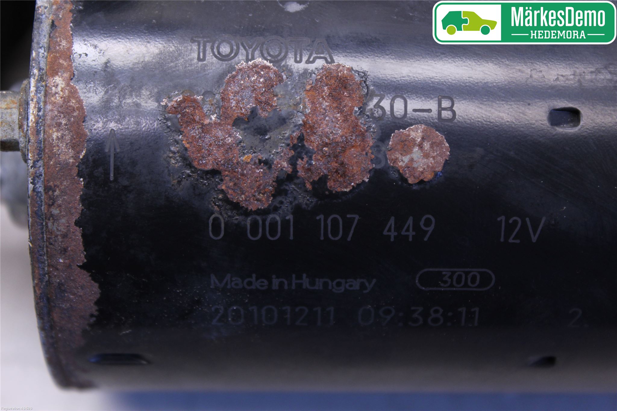 Toyota AURIS 10-12 Startmotor