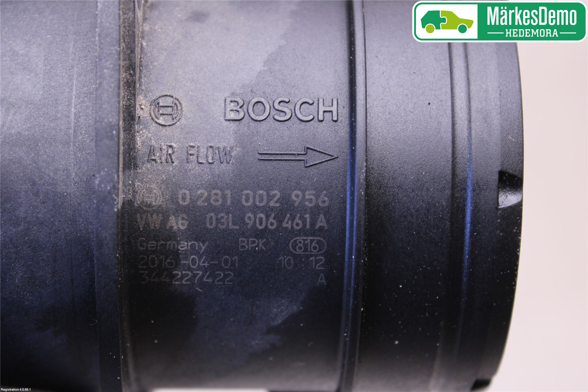 Audi A4/S4 B9 16-19 Injluftmassamätare