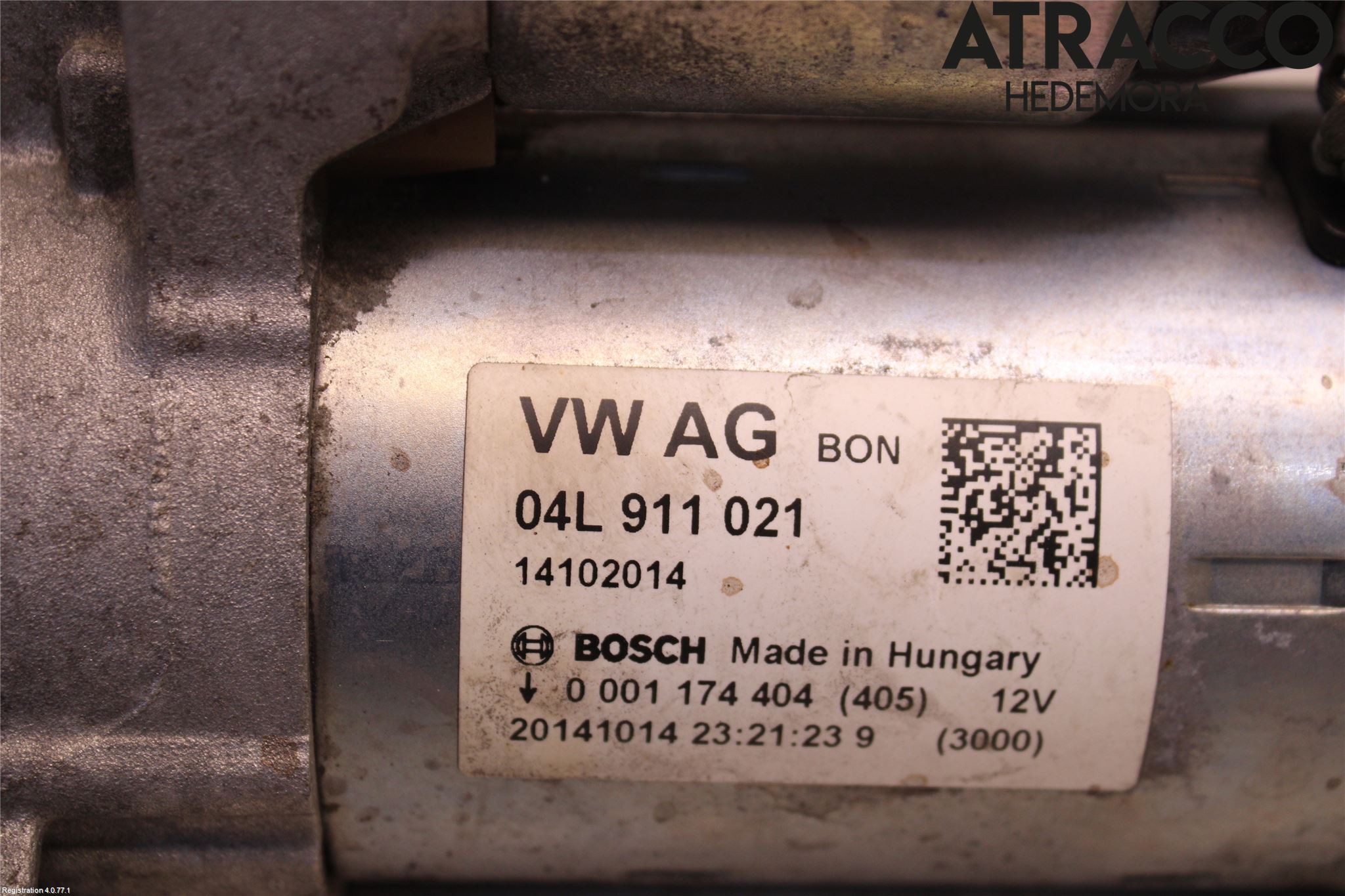 Audi A4 12-15 Startmotor Diesel