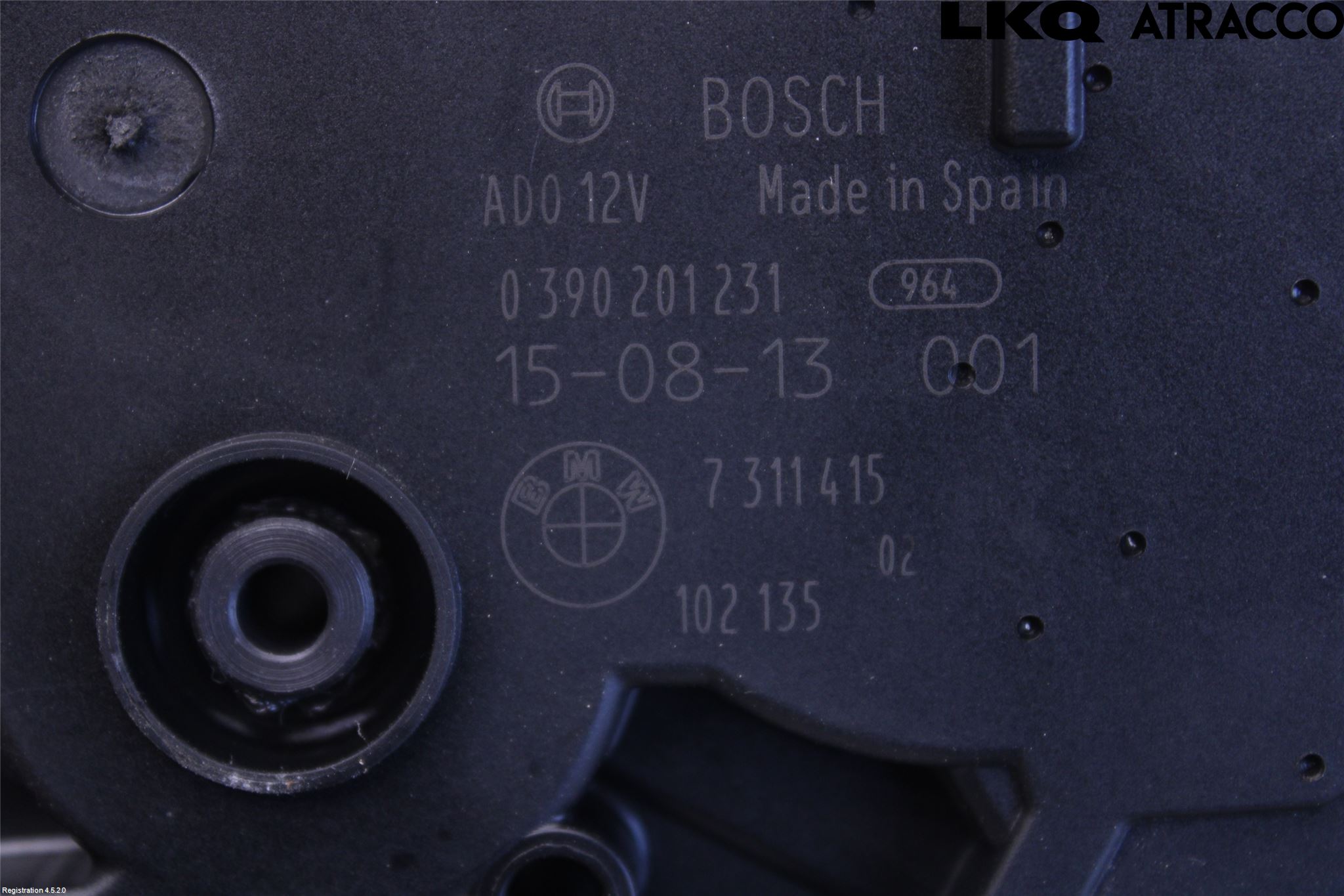 BMW 3 F30/F31/F80 12-19 Torkarmotor Baklucka