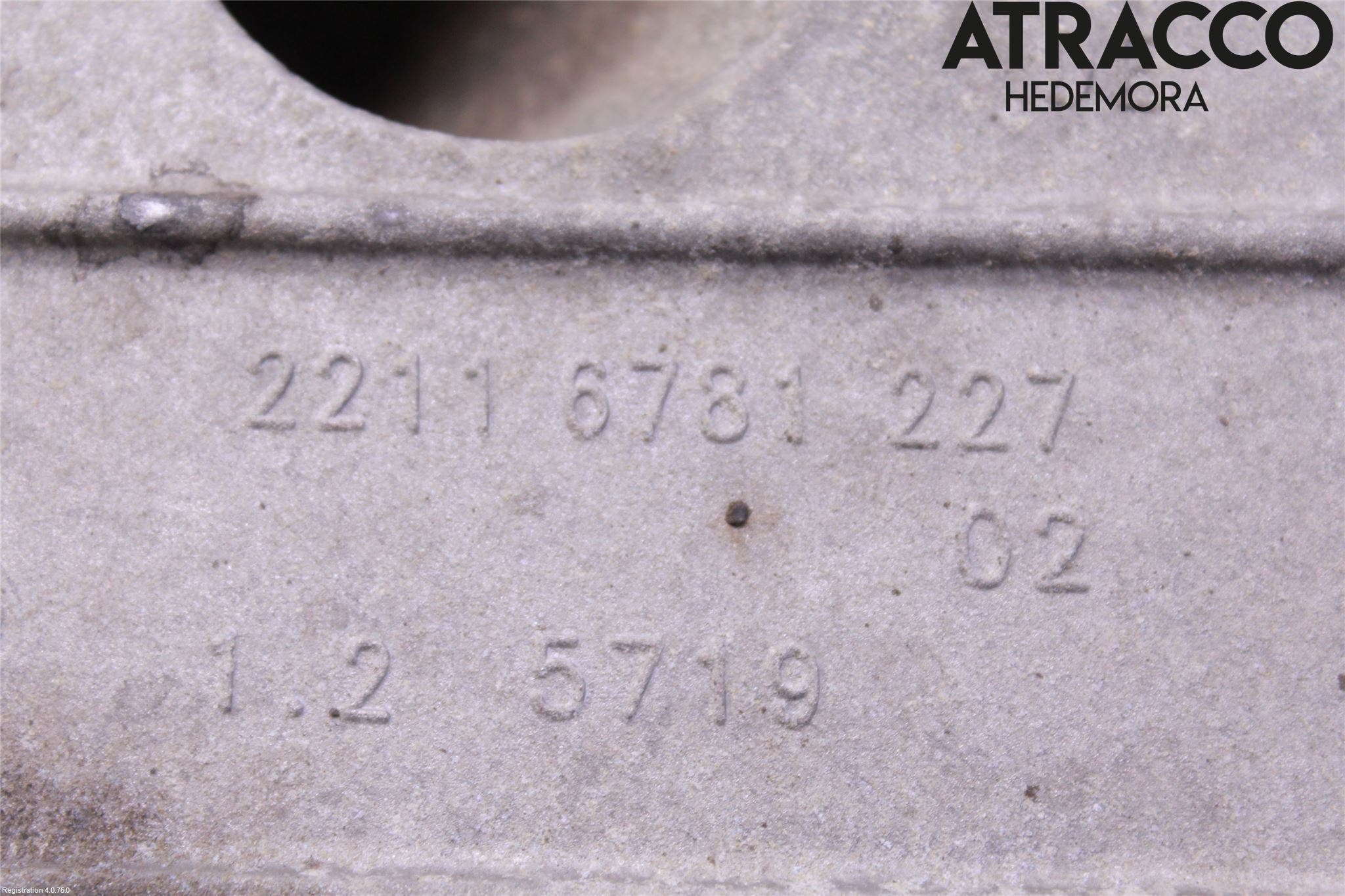 BMW 5 GT F07 09-17 Motorfäste