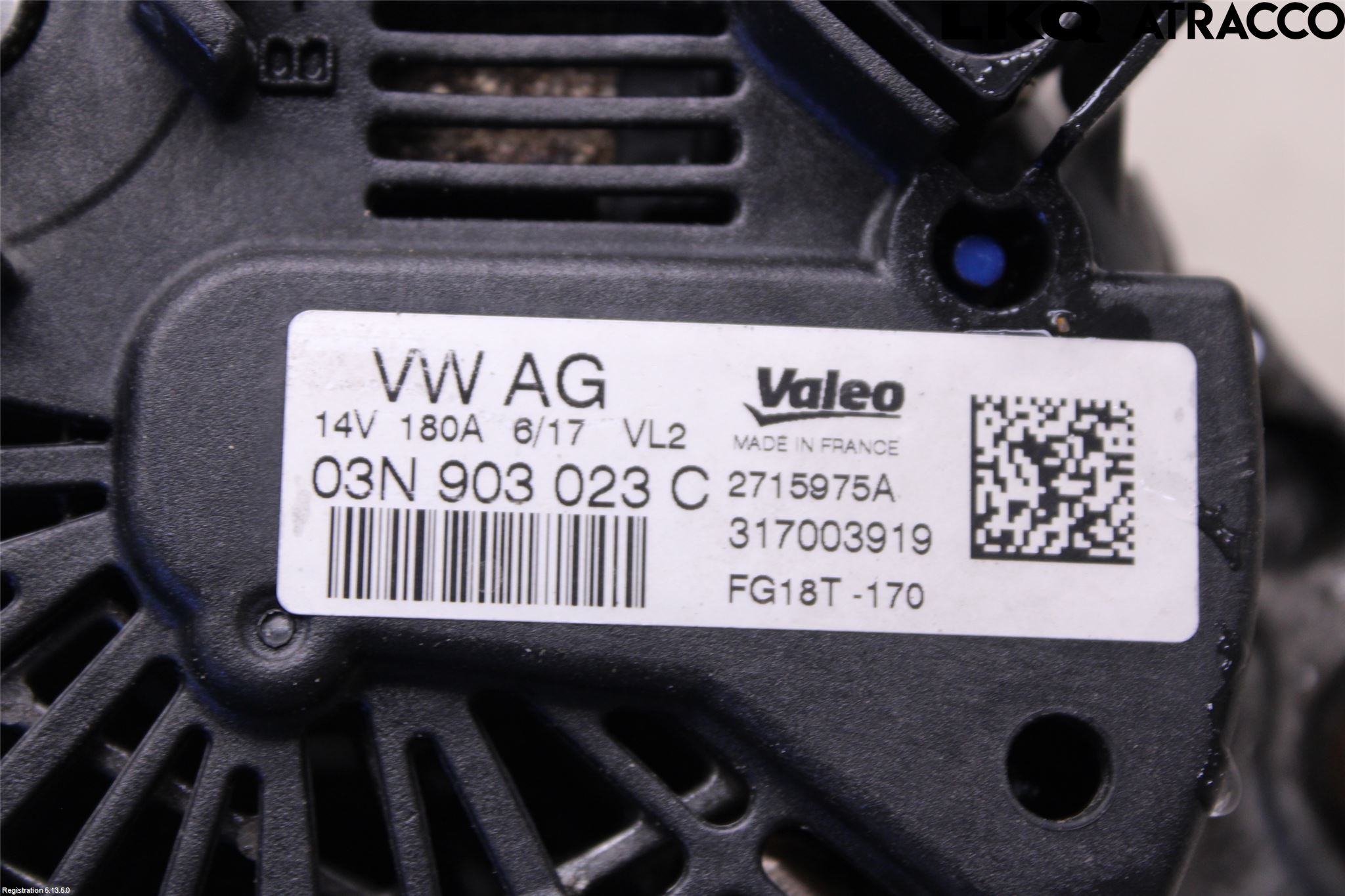 Volkswagen VW TRANSP/CARAVELLE (T6) 16-22 Generator