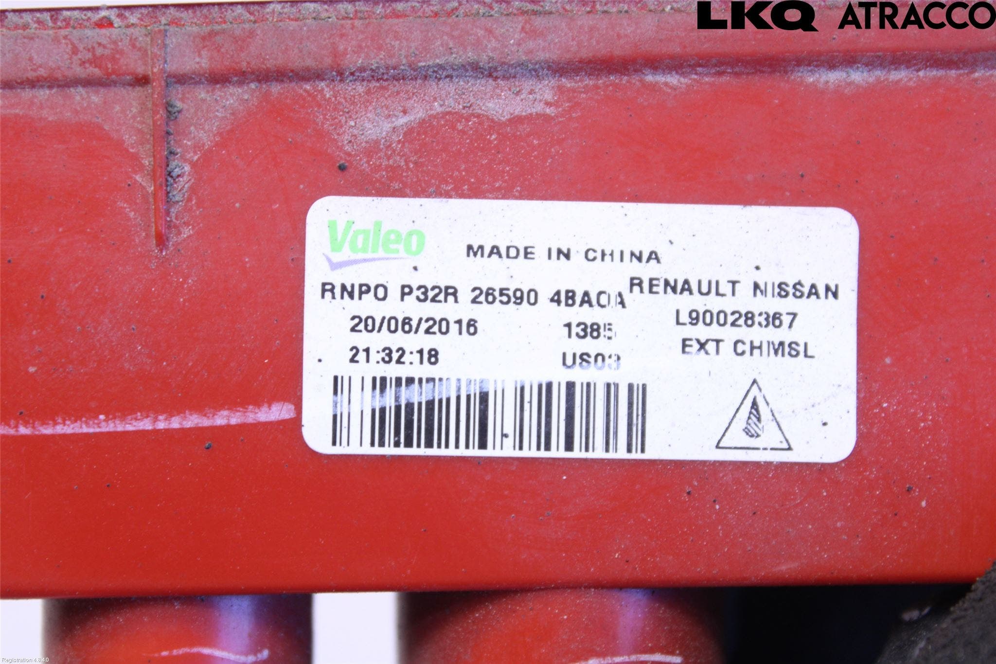 Nissan X-TRAIL 14-21 Bromsljus Bakruta