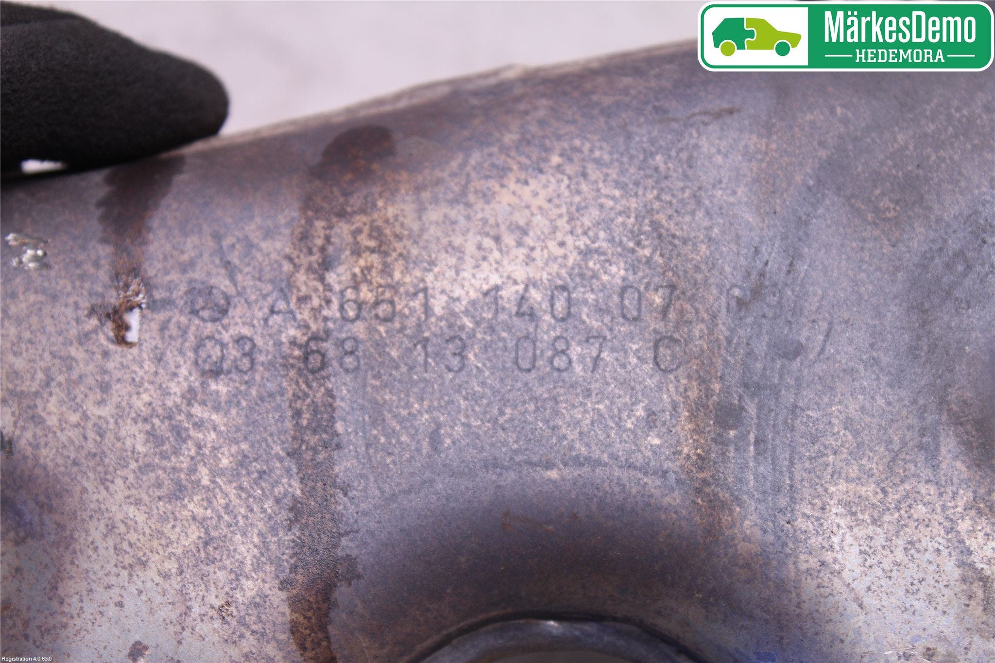 Mercedes-Benz MB B-KLASS (W246/W242) 12-19 Grenrör Avgas