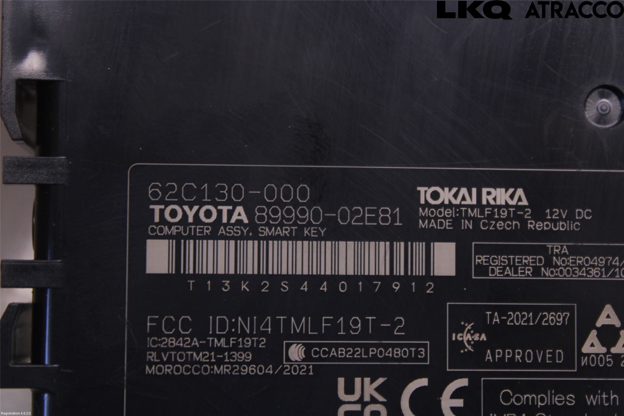 Toyota COROLLA 19- Styrenhet Övrigt