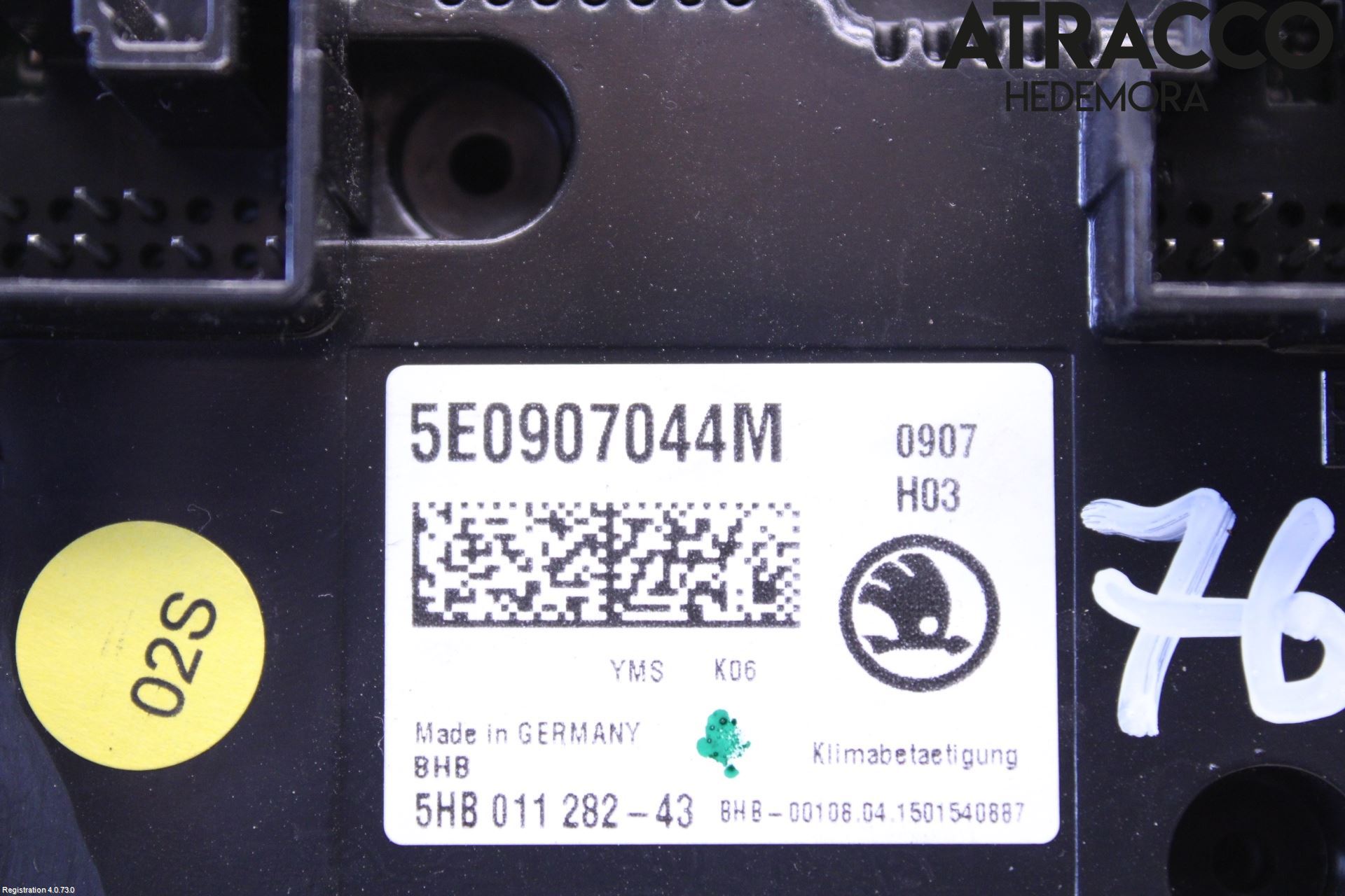 Skoda OCTAVIA (5E) 13-20 Ac Styrenhet Ac Manöveren