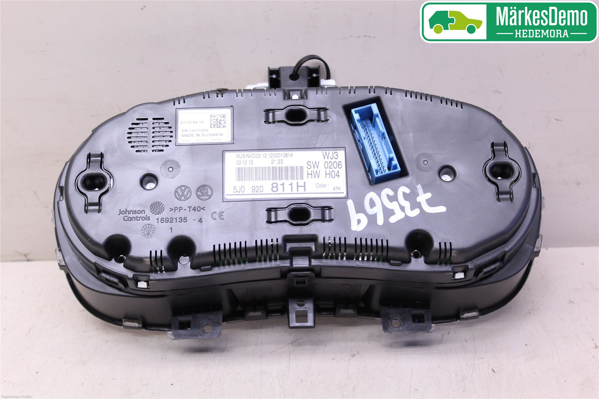 Skoda ROOMSTER Instrument Komb