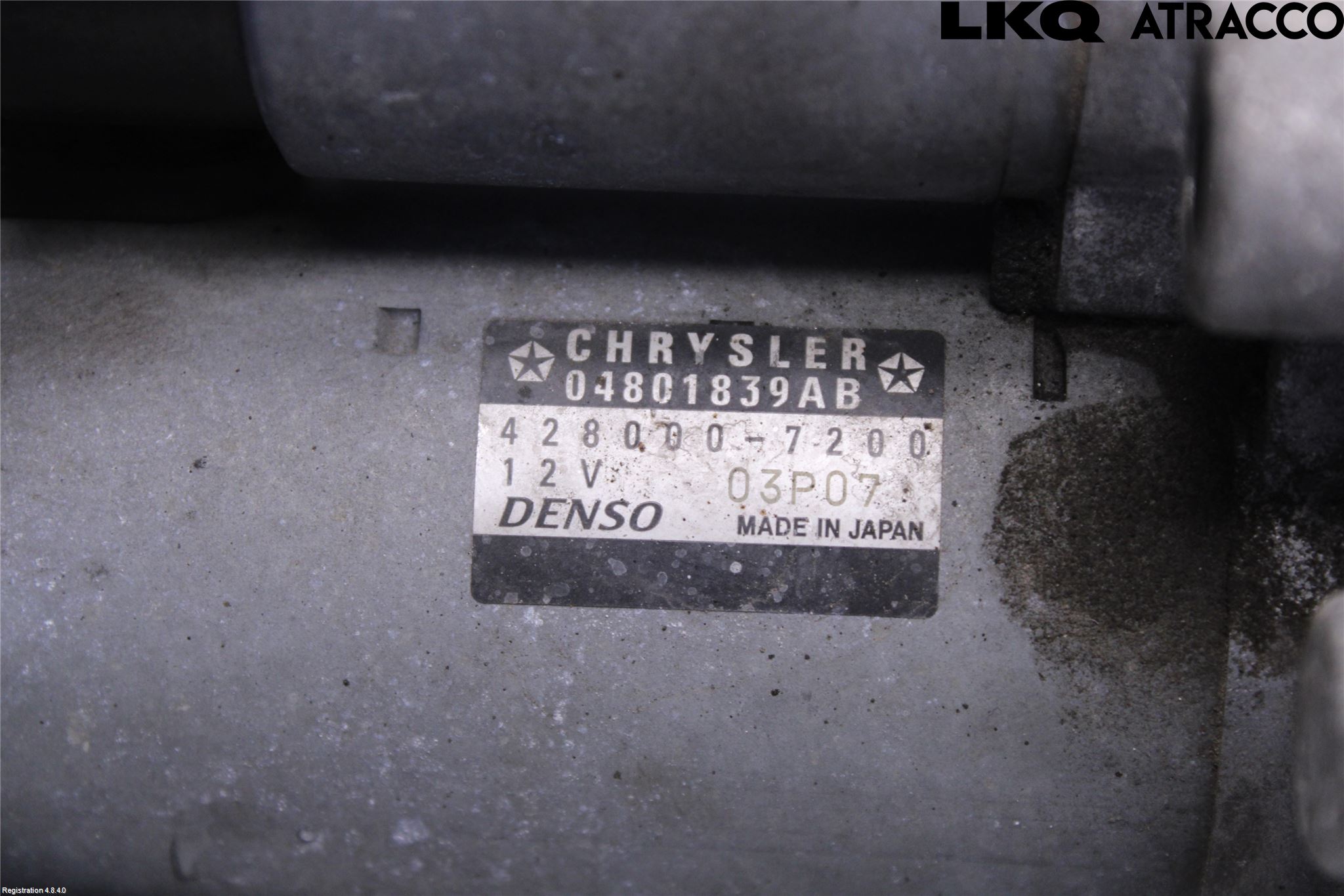 Chrysler ÖVRIGT/DIREKTIMP Startmotor