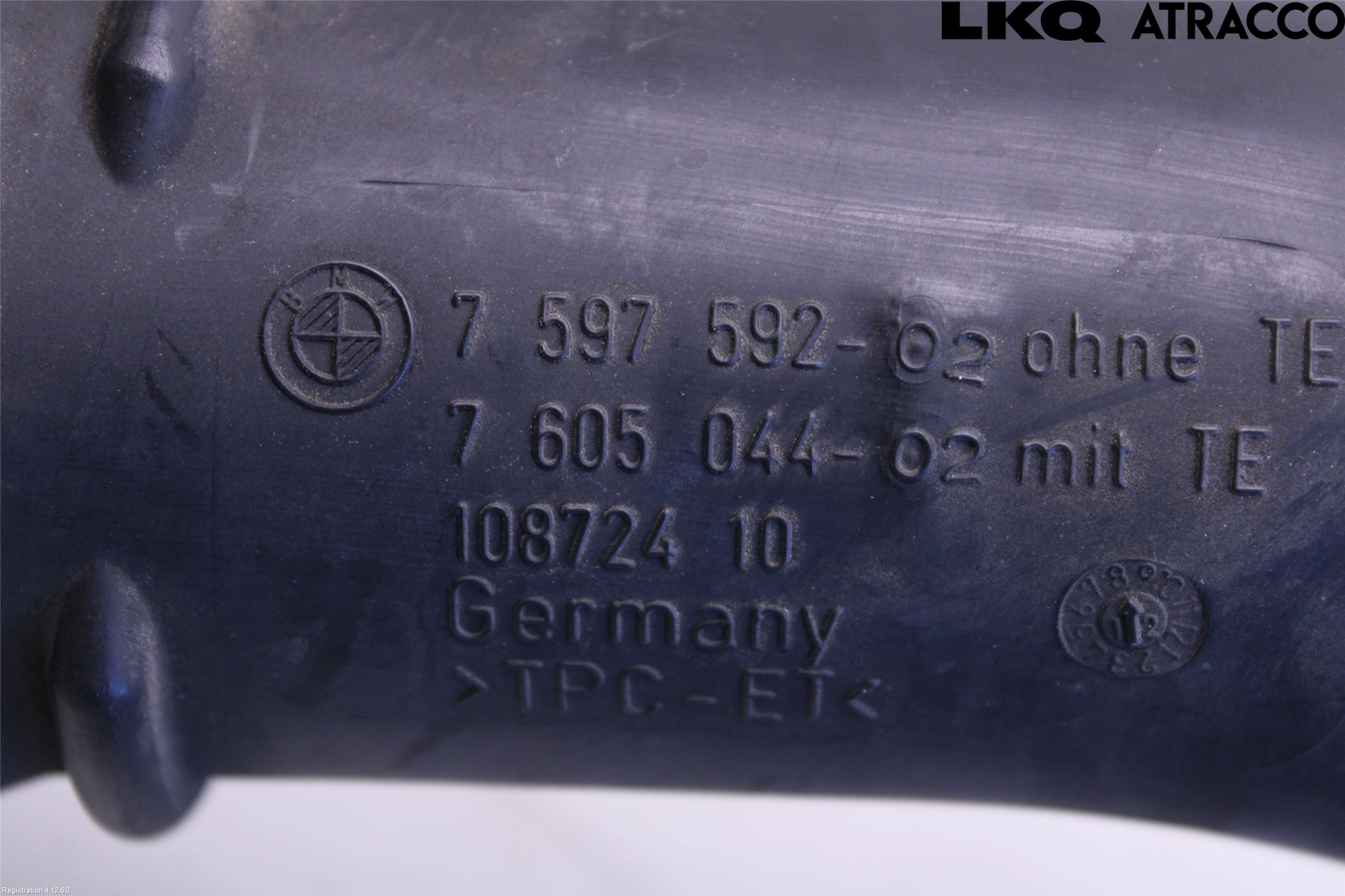 BMW 3 F30/F31/F80 12-19 Laddluft-Intercoolerrör
