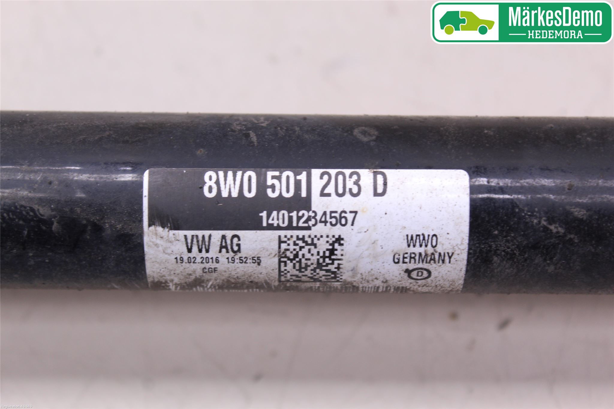 Audi A4/S4 B9 16-19 Drivaxel Bak Vänster