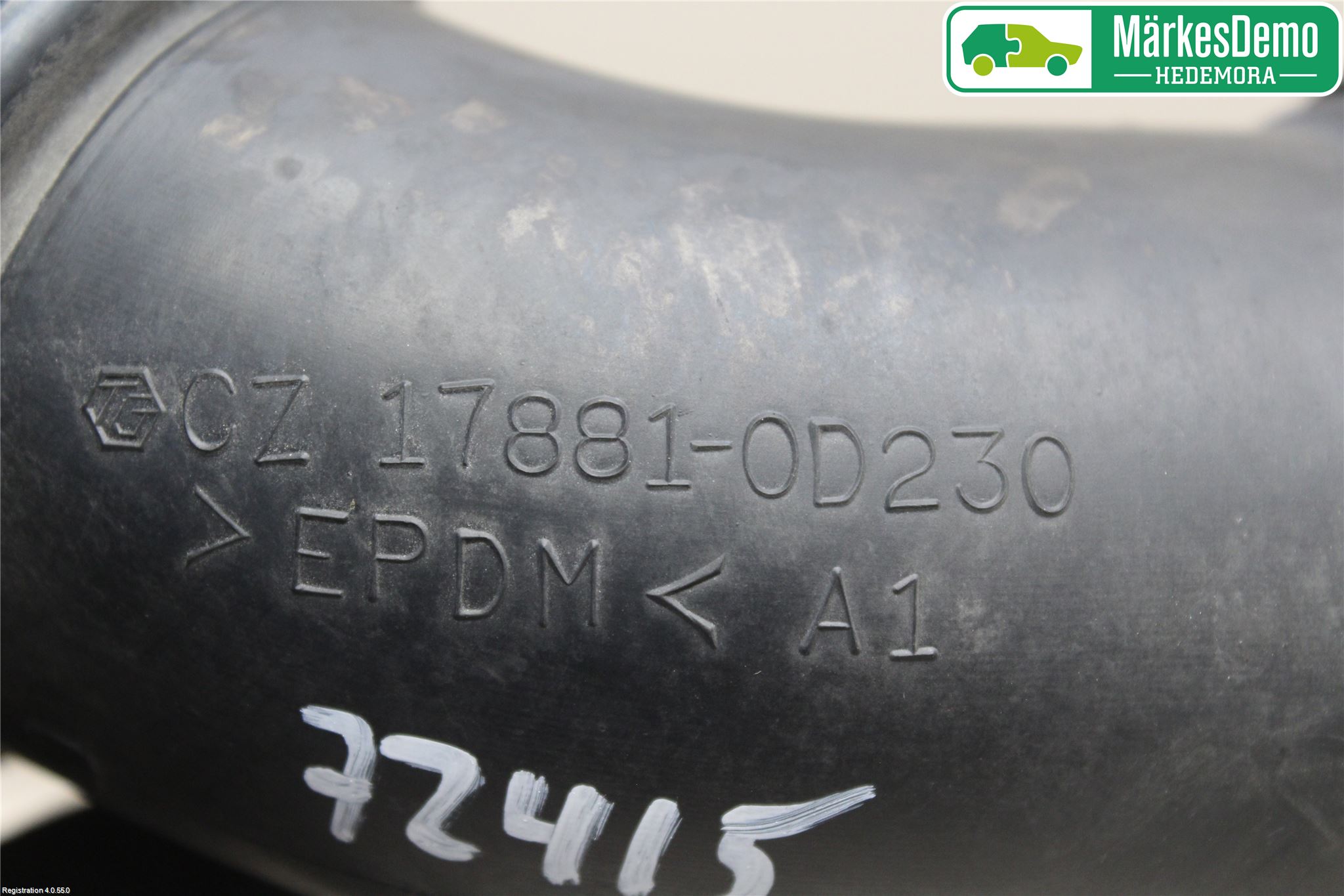 Toyota AURIS 07-09 Injgummibälg-Slang