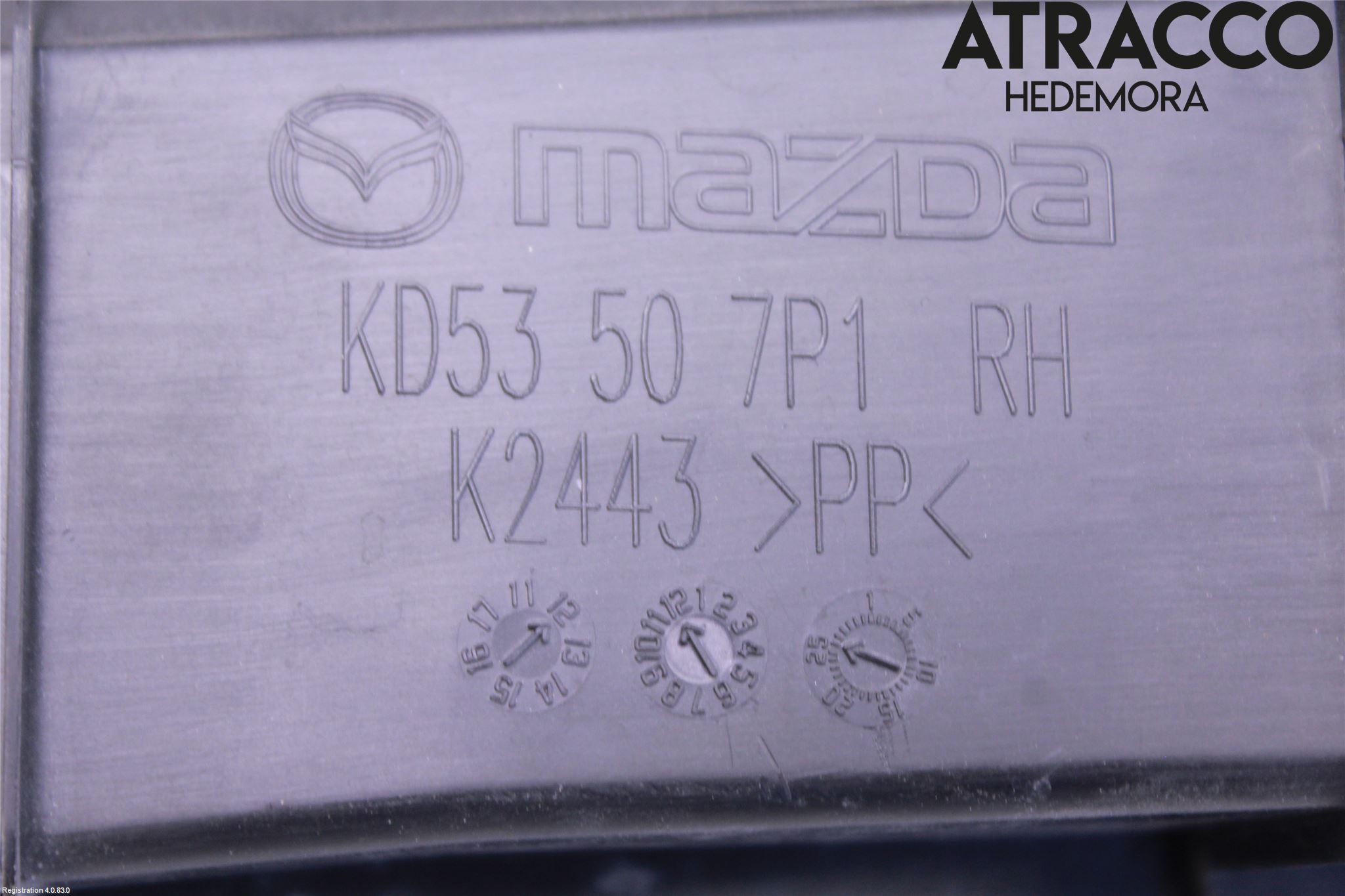 Mazda CX-5 12-17 Torpedplåt-Torpedplast