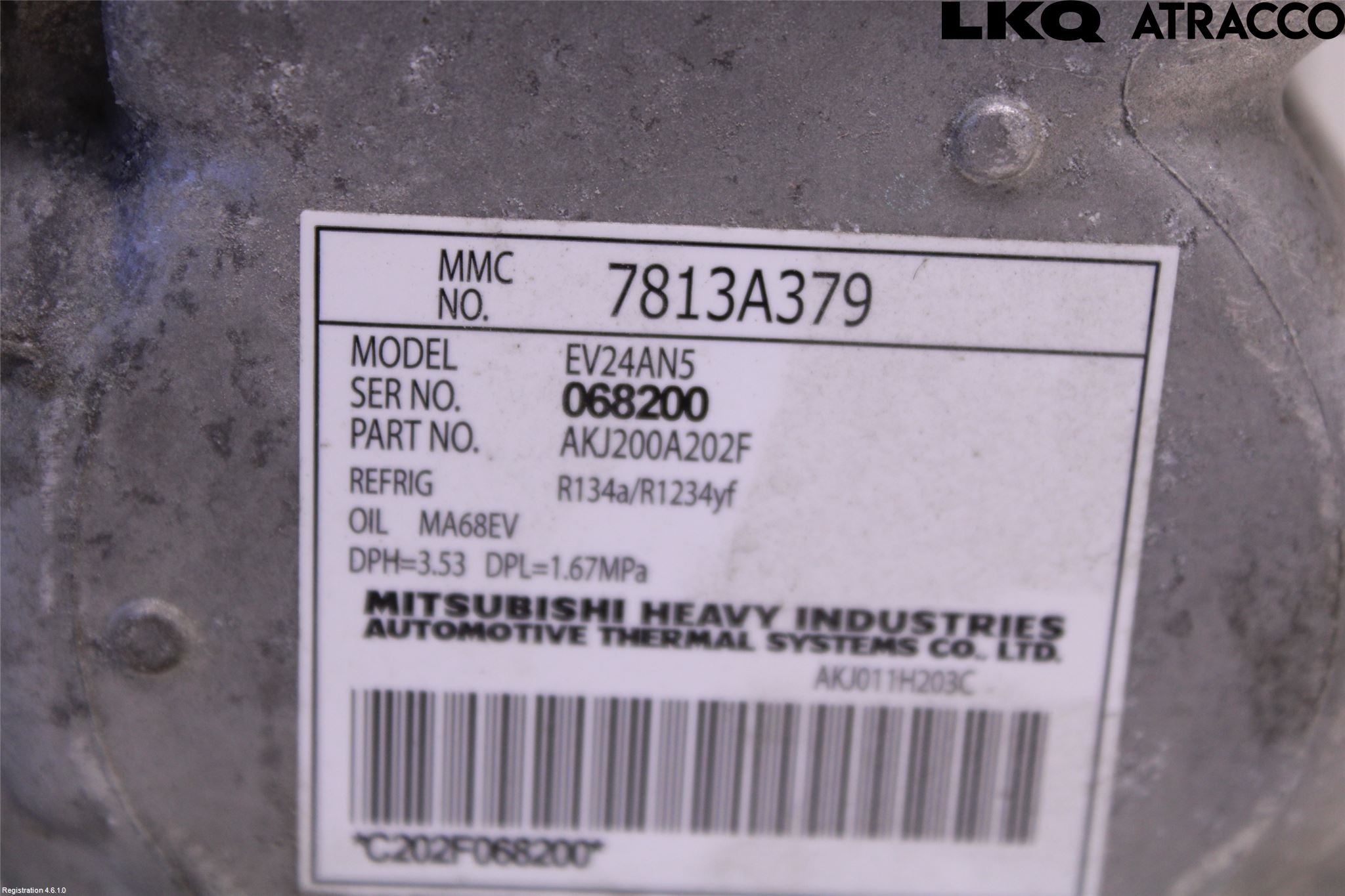 Mitsubishi OUTLANDER 13-21 Ac Kompressor