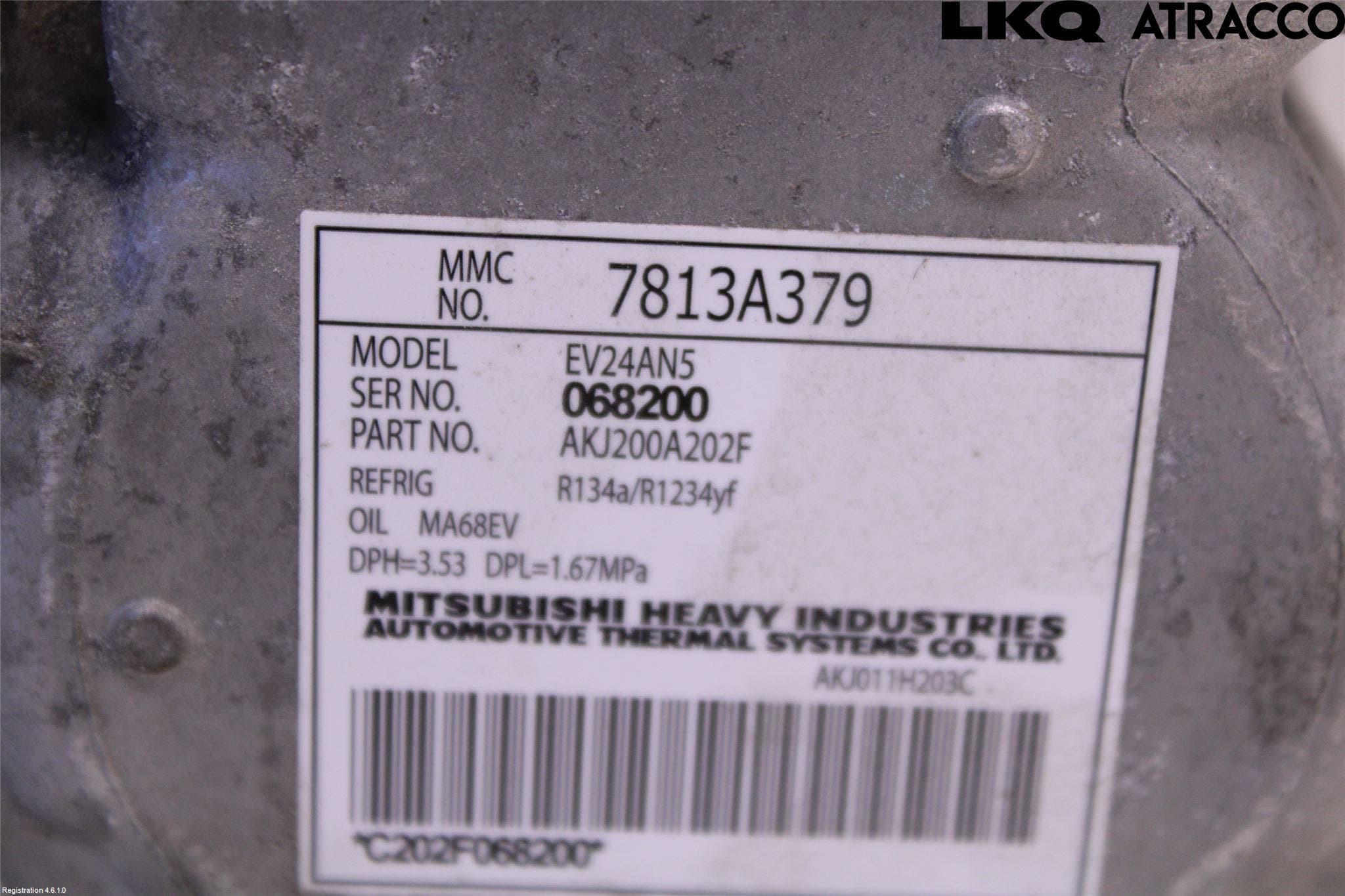 Mitsubishi OUTLANDER 13-21 Ac Kompressor