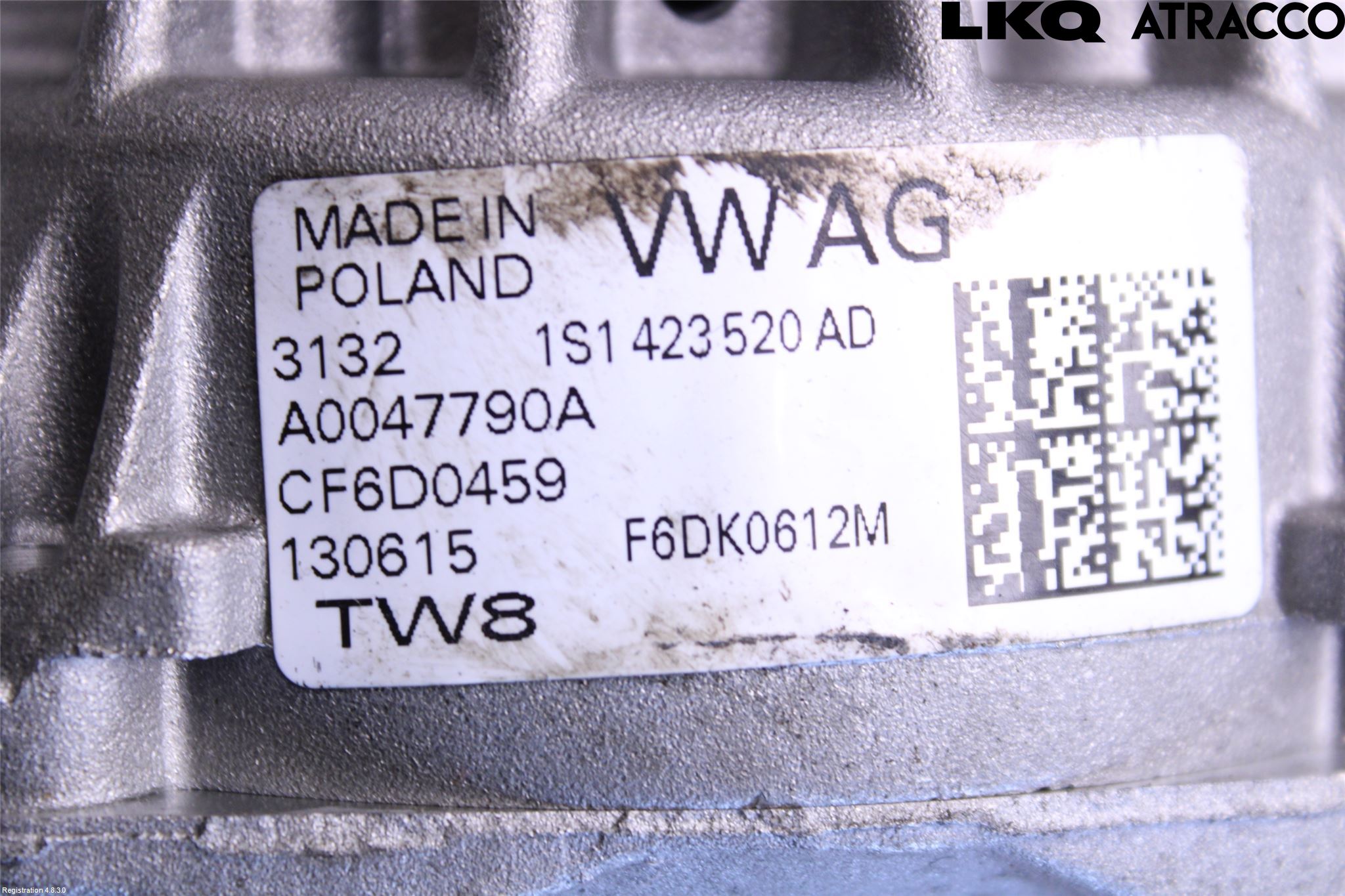 Volkswagen VW UP! / E-UP! Rattaxelagg Med Inb Servo