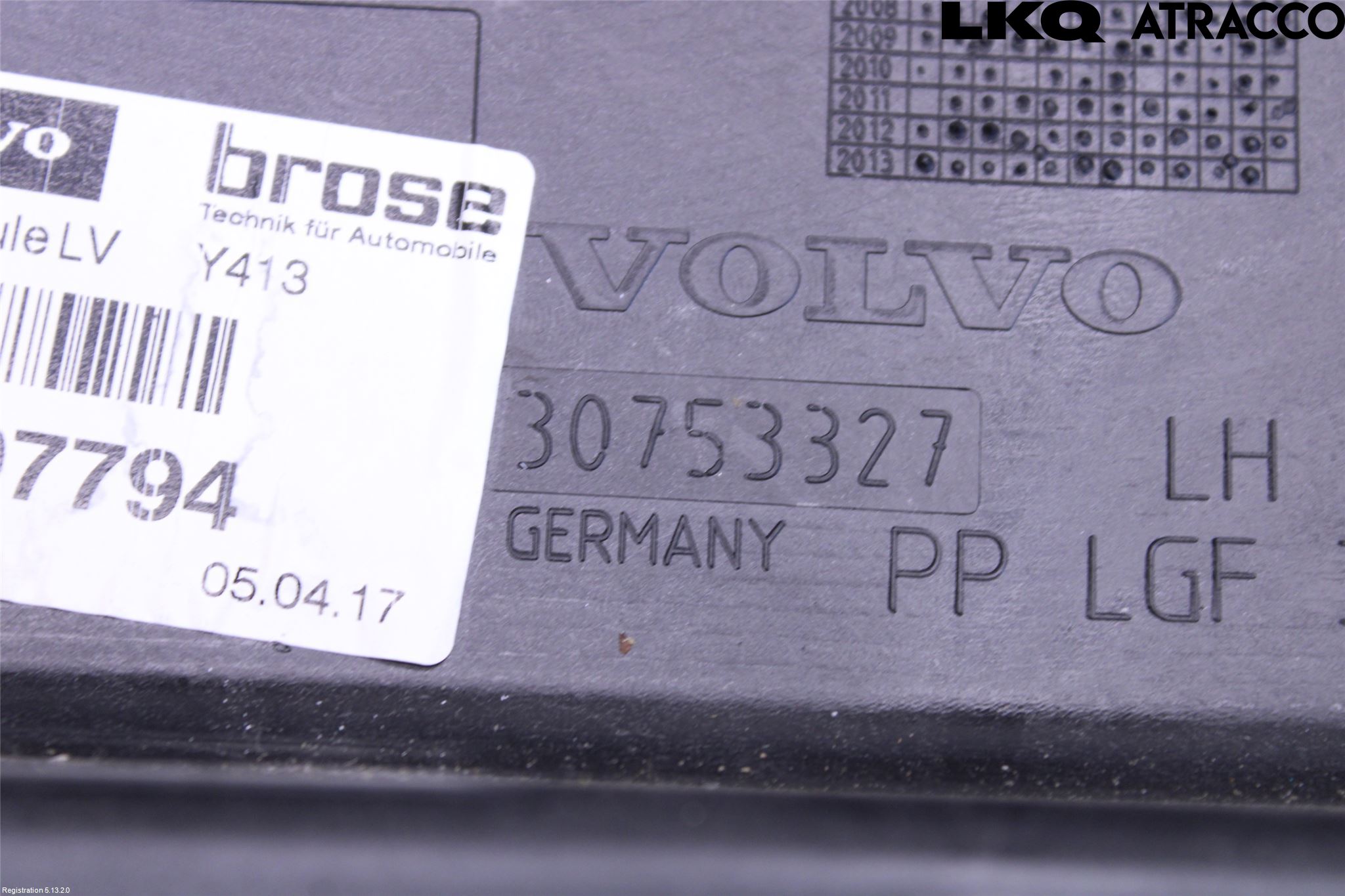 Volvo XC60 14-17 Fönsterhiss El Kompl