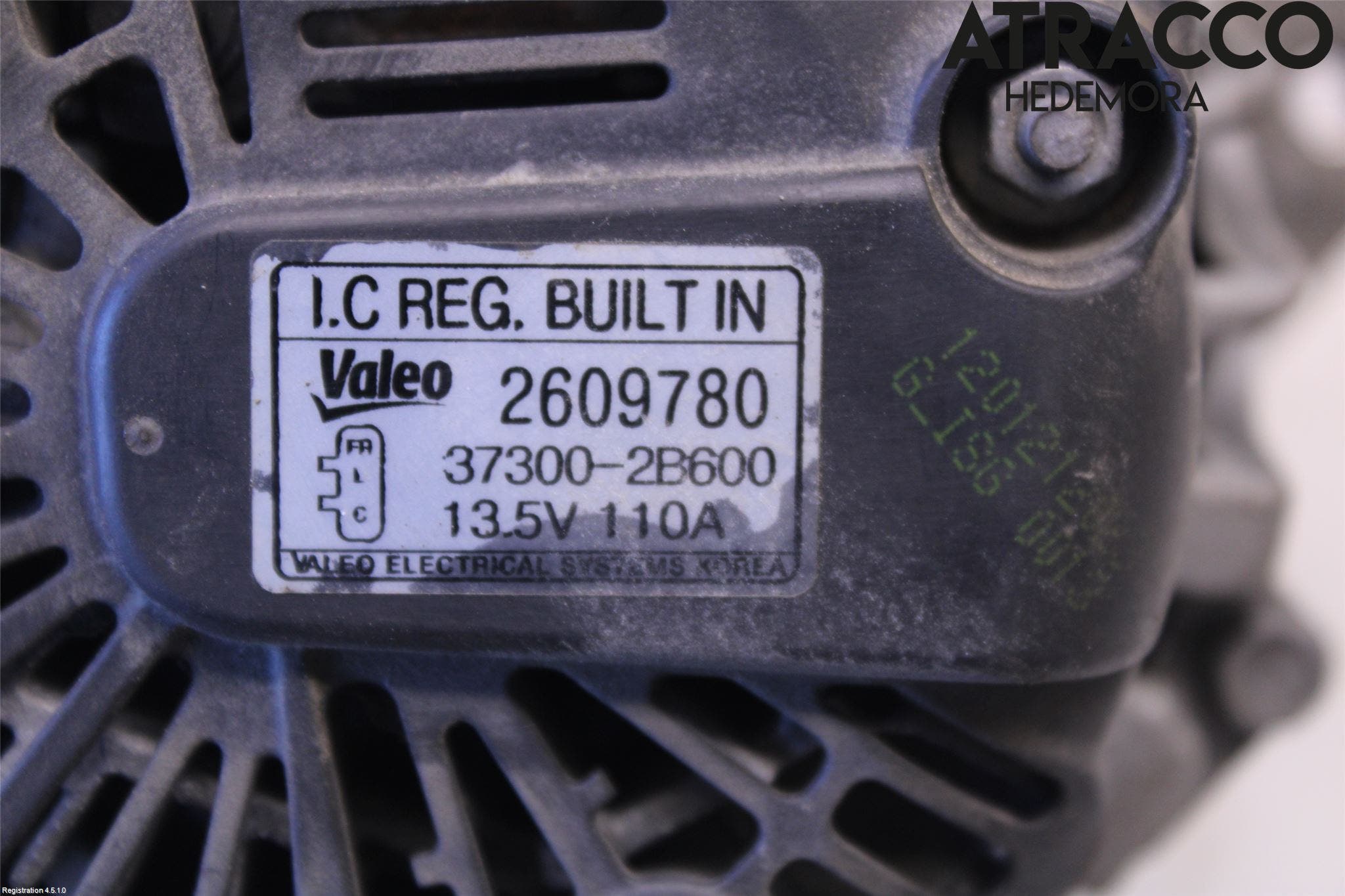 Kia SPORTAGE (SL) 11-15 Generator